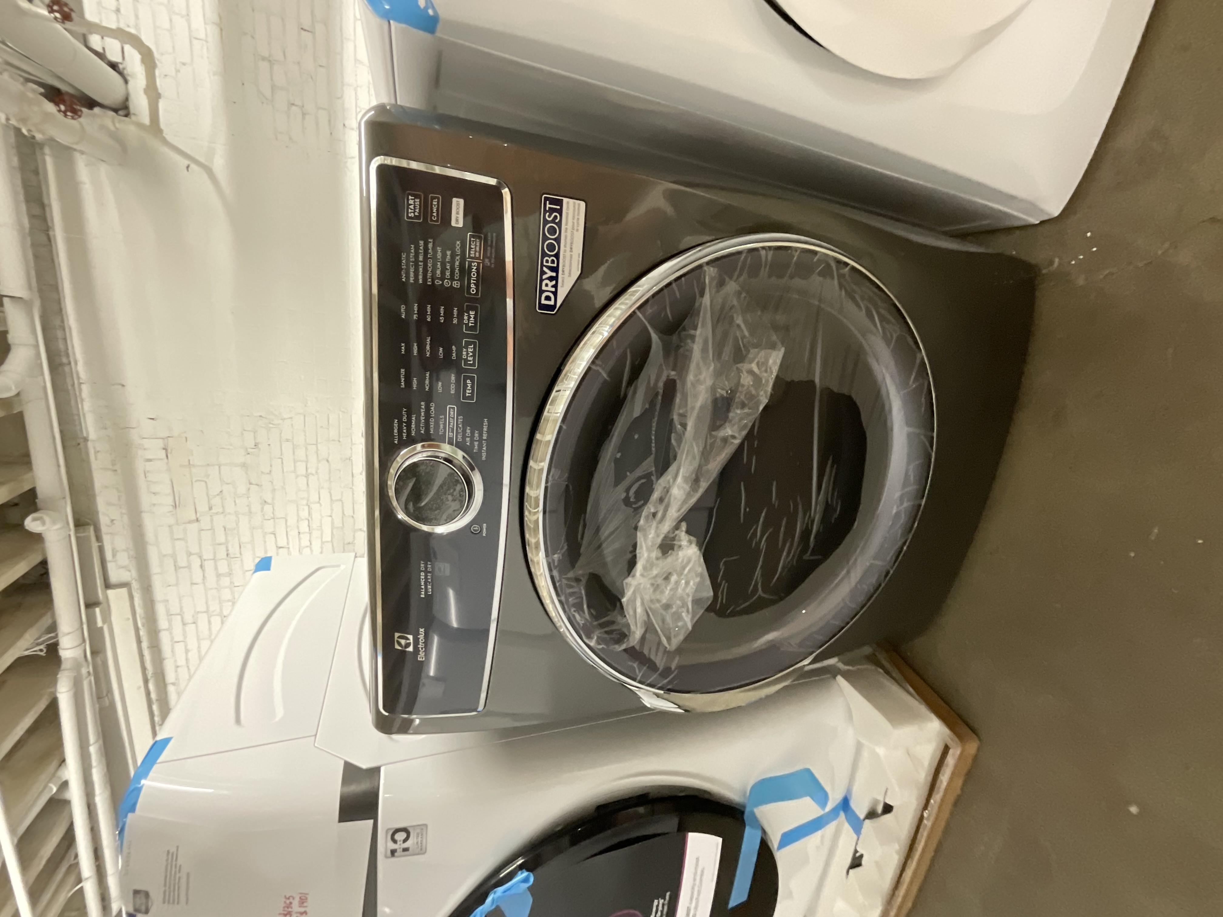 Electrolux 8 cu. ft. vented Front Load Stackable Electric Dryer in Titanium with LuxCare Dry and Perfect Steam 2025071620