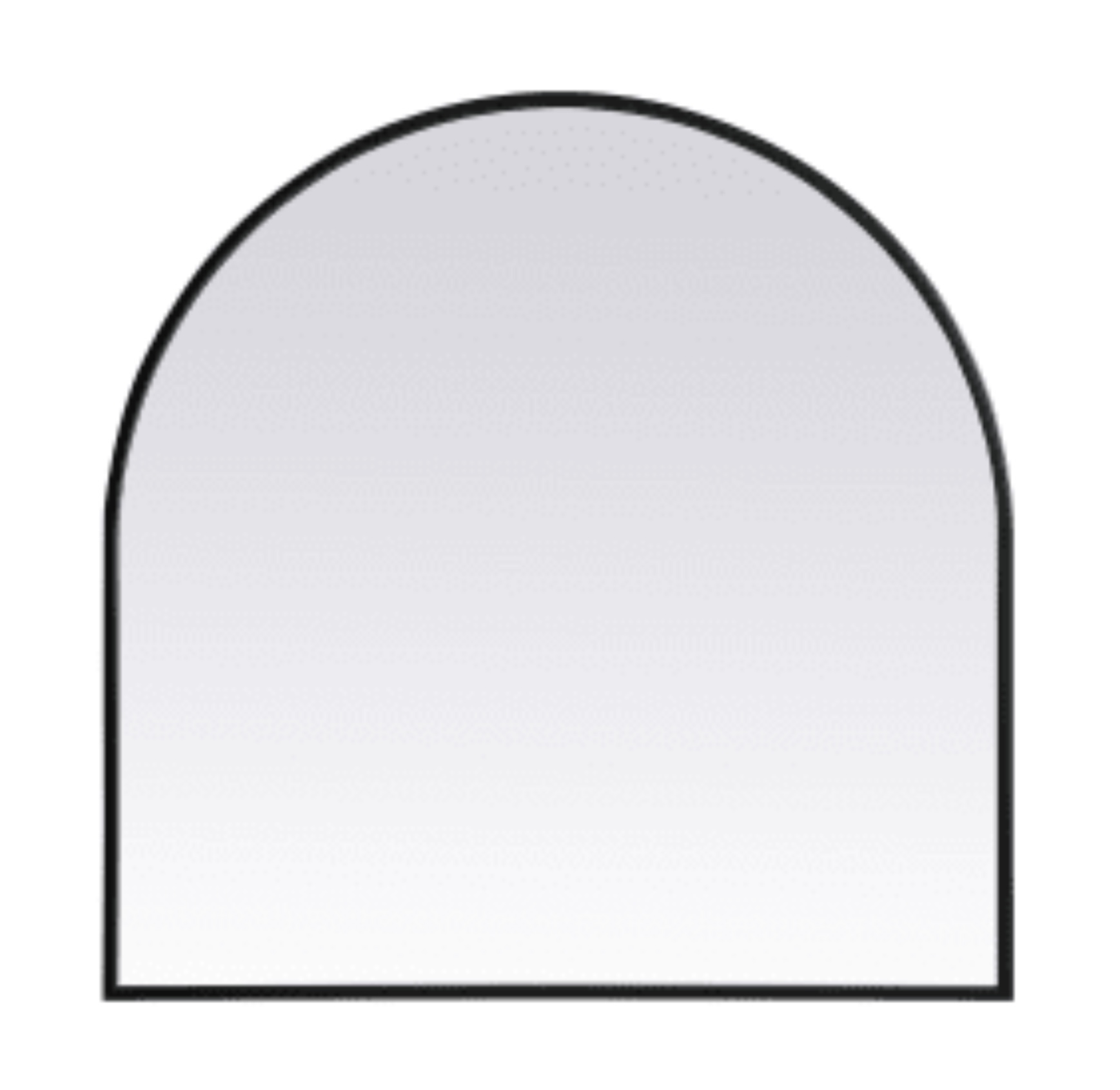  Elegant Lighting Ayra 30" Diameter Modern Arched Bathroom Wall Mirror