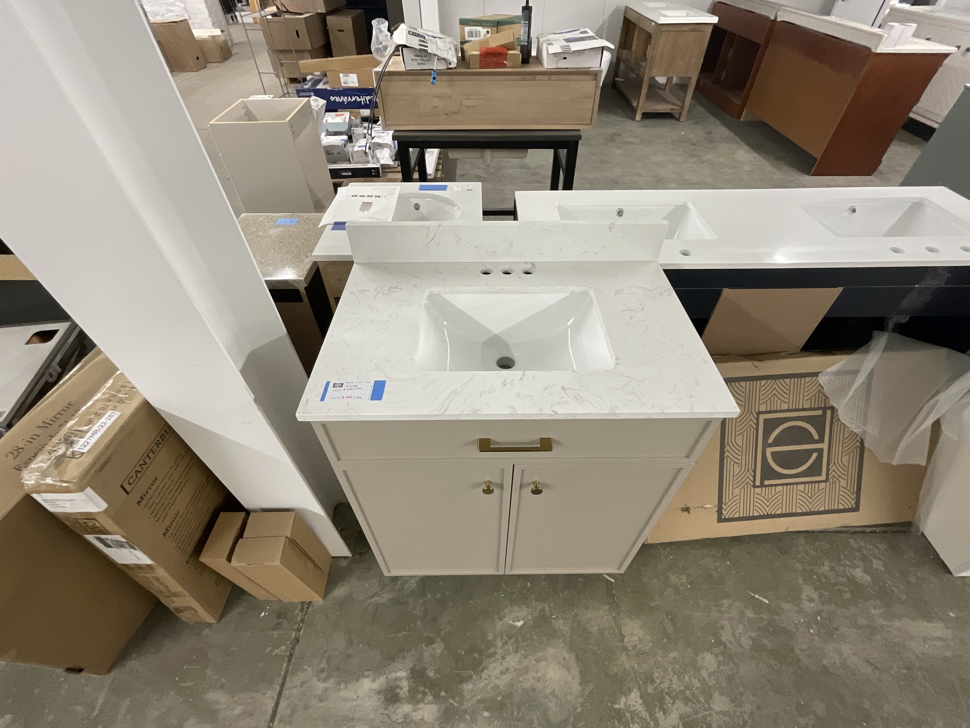 Vanity with top 30x20