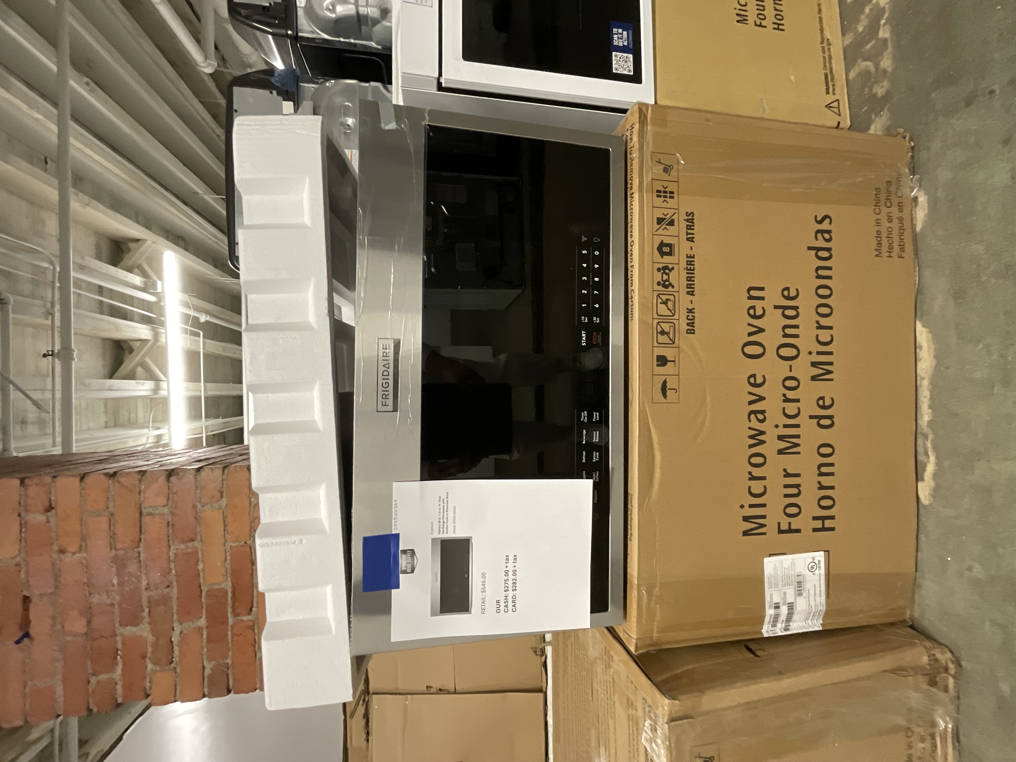 Frigidaire Gallery 30 in. 1.9 cu. ft. Over the Range Microwave with Sensor Cook in Stainless Steel 202507261