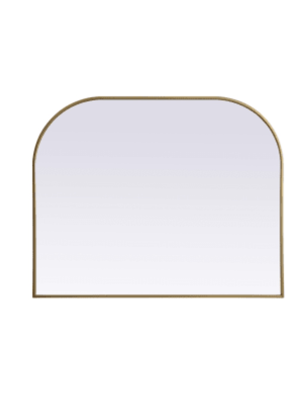 Elegant Lighting Blaire 42" W x 34" H Modern Arched Bathroom Wall Mirror