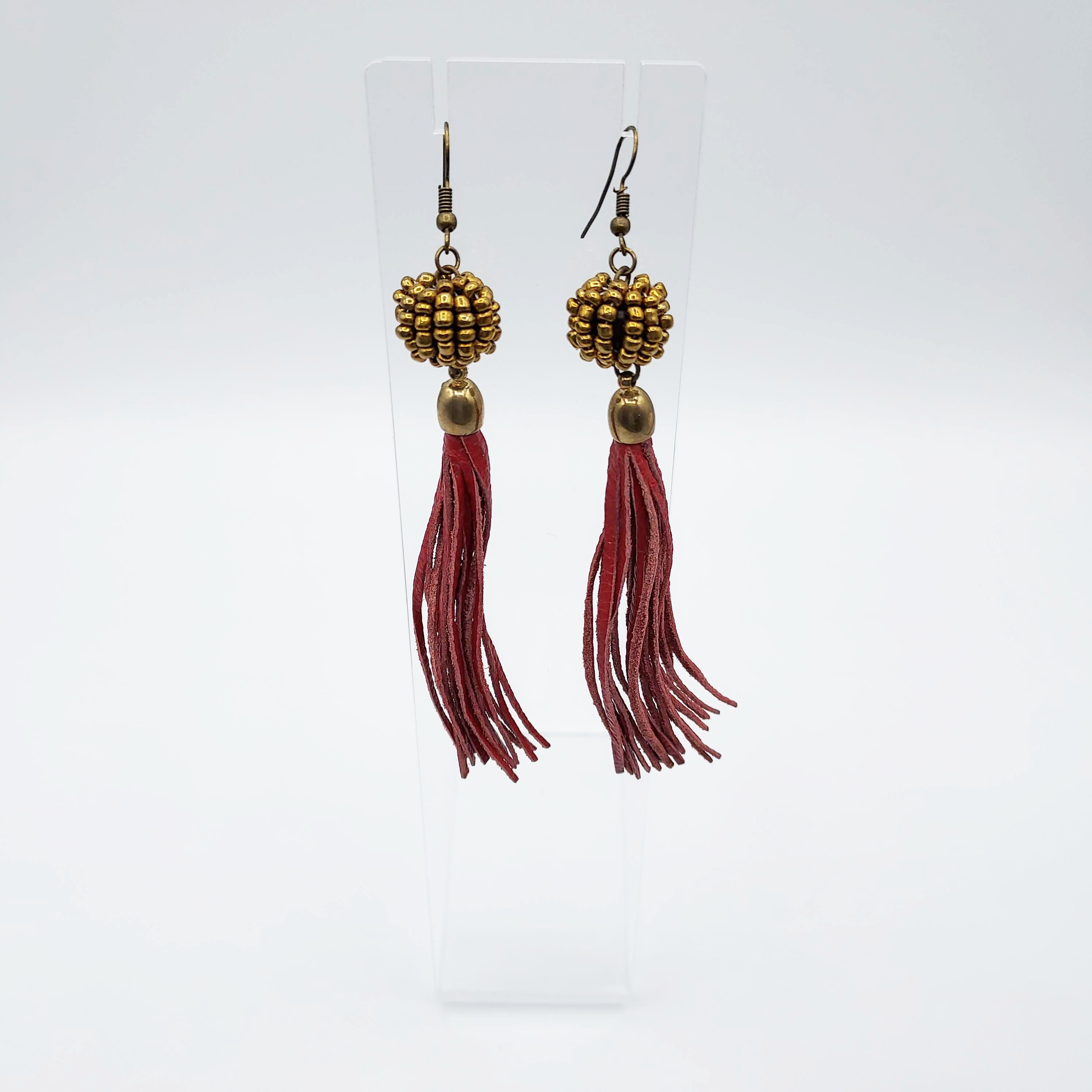 Cri Cri pompons boucles d'oreilles