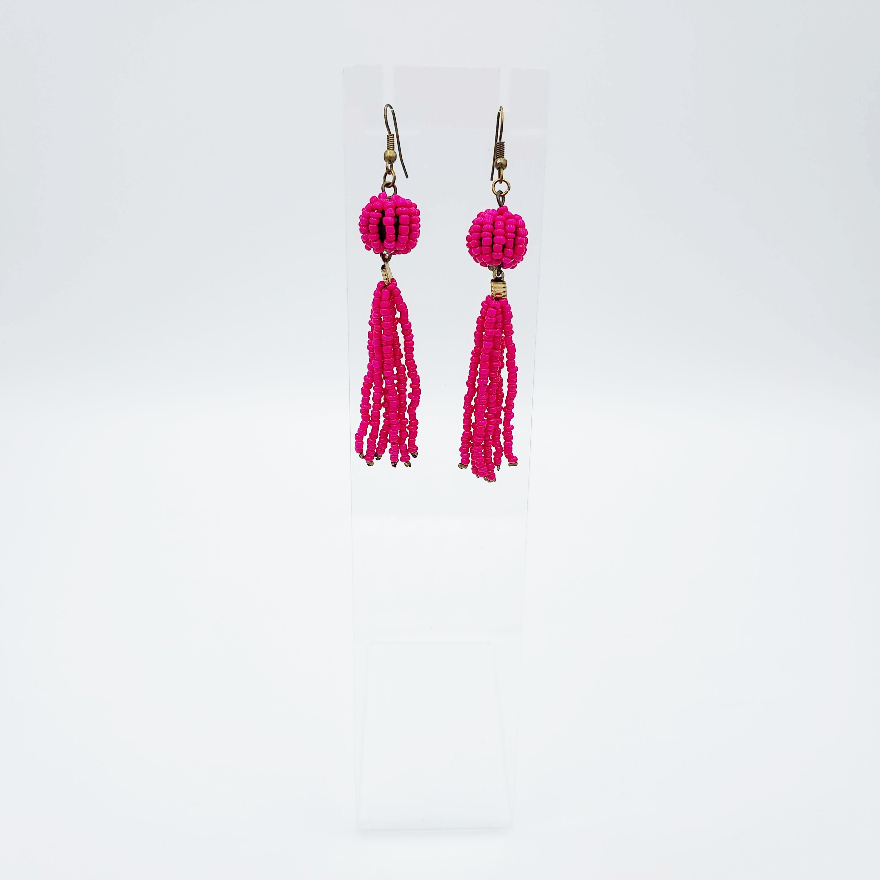 Cri Cri boucles d'oreilles perles roses