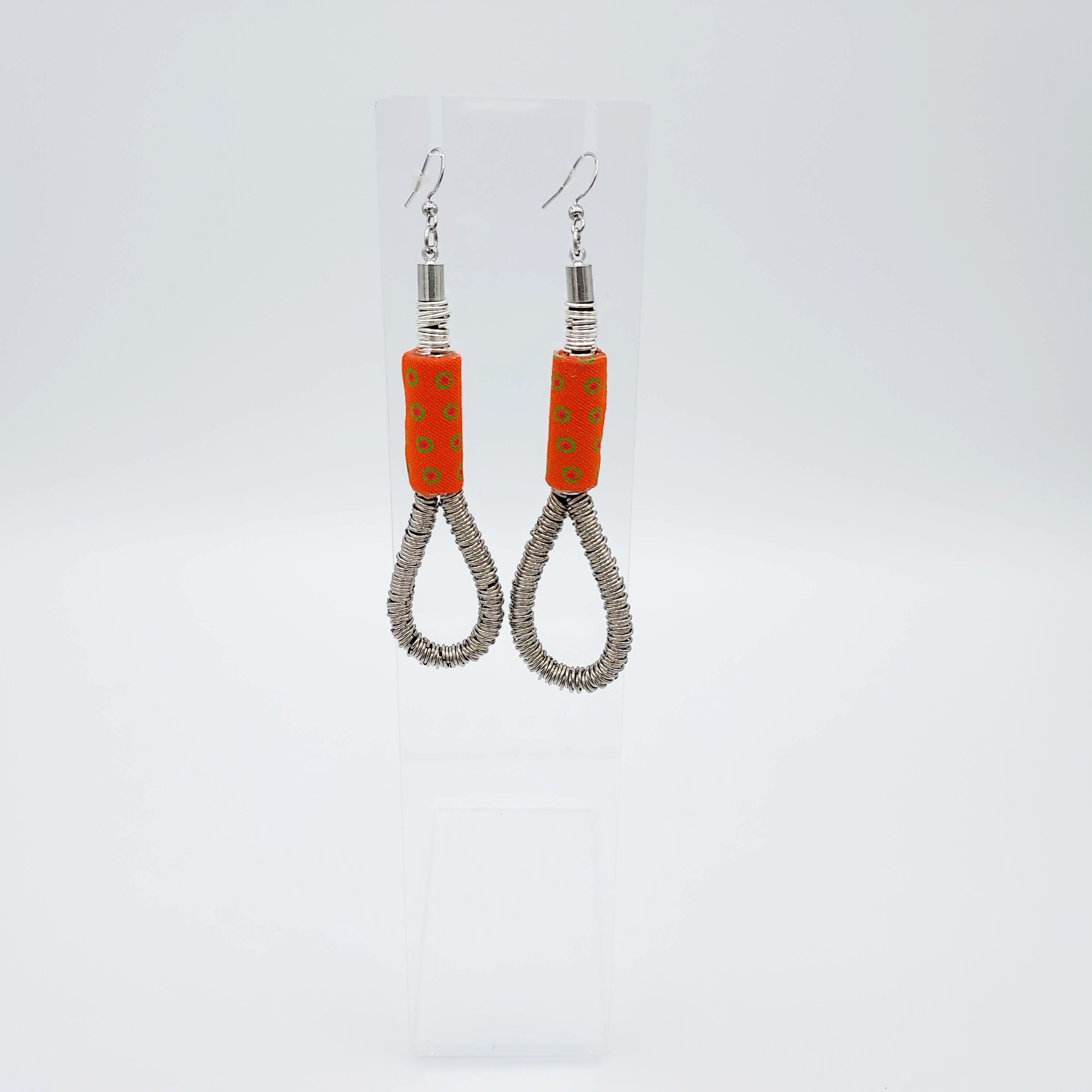 Boucles d'oreilles southa jaunes