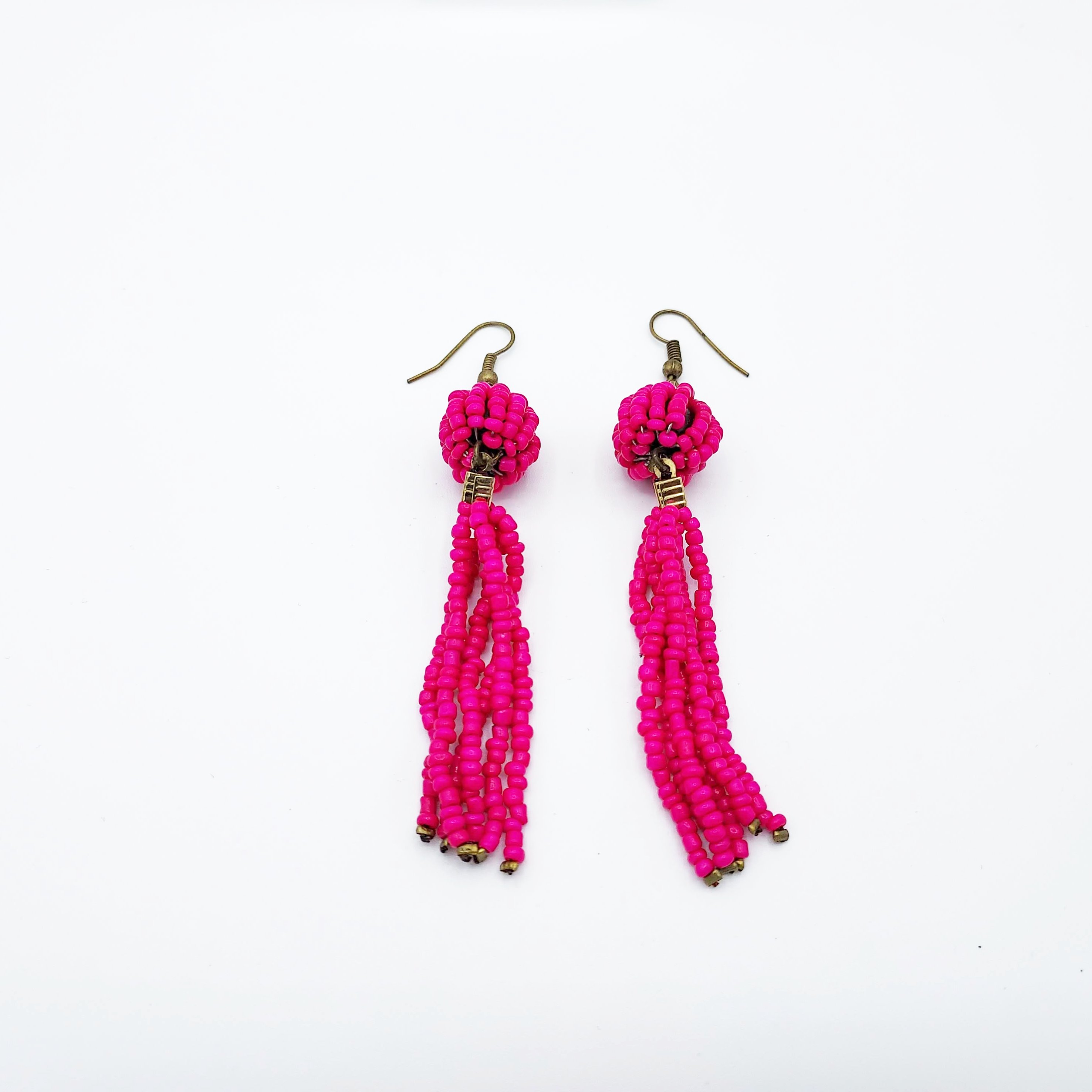 Cri Cri boucles d'oreilles perles roses