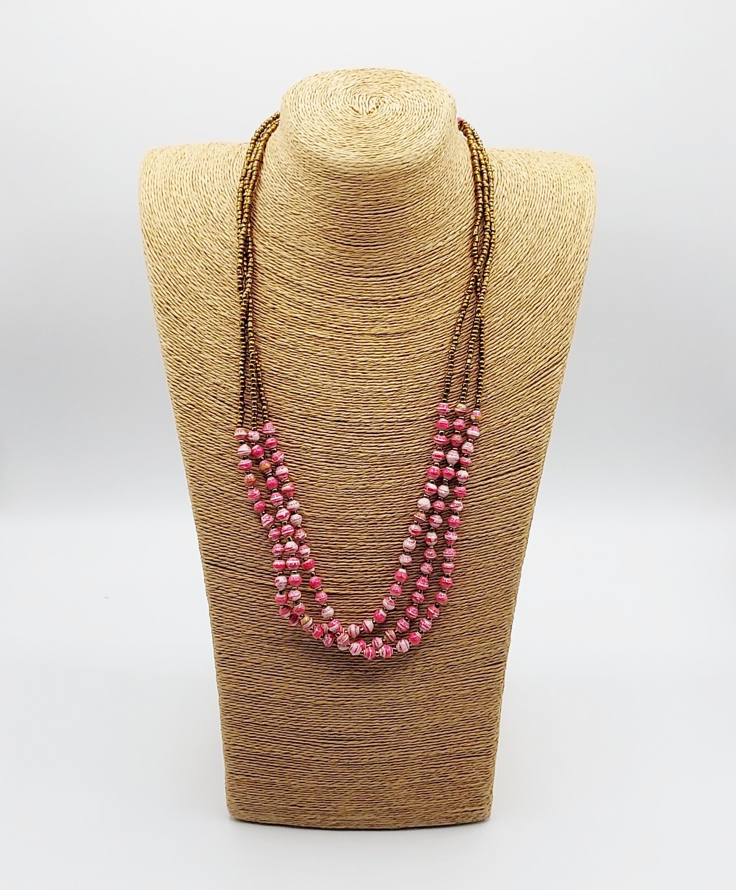 Papie minene collier rose