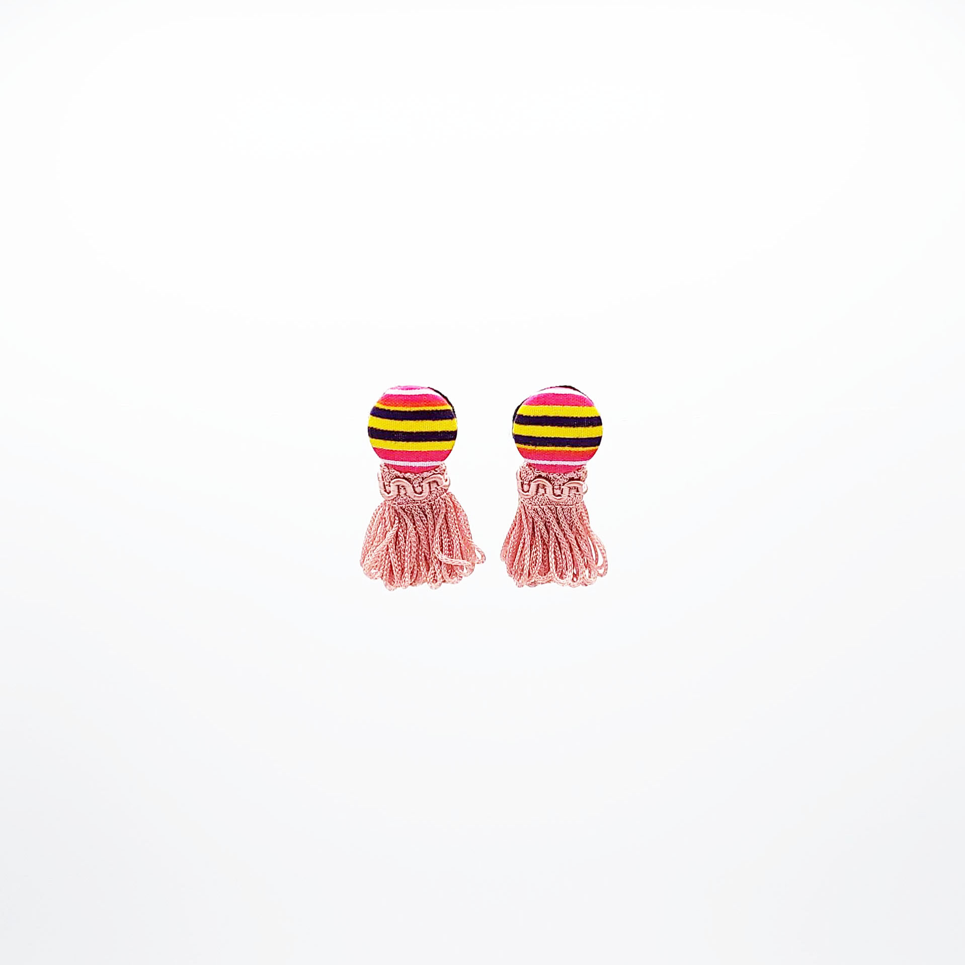 Boucles d'oreilles barocco rose