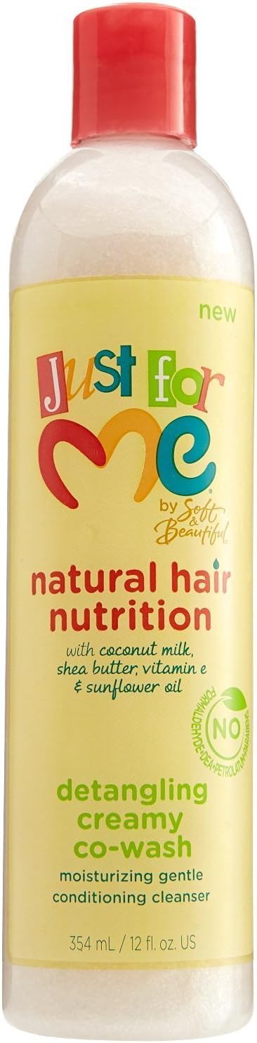 Just For Me Natural Hair Nutrition Detangling Creamy Co Wash