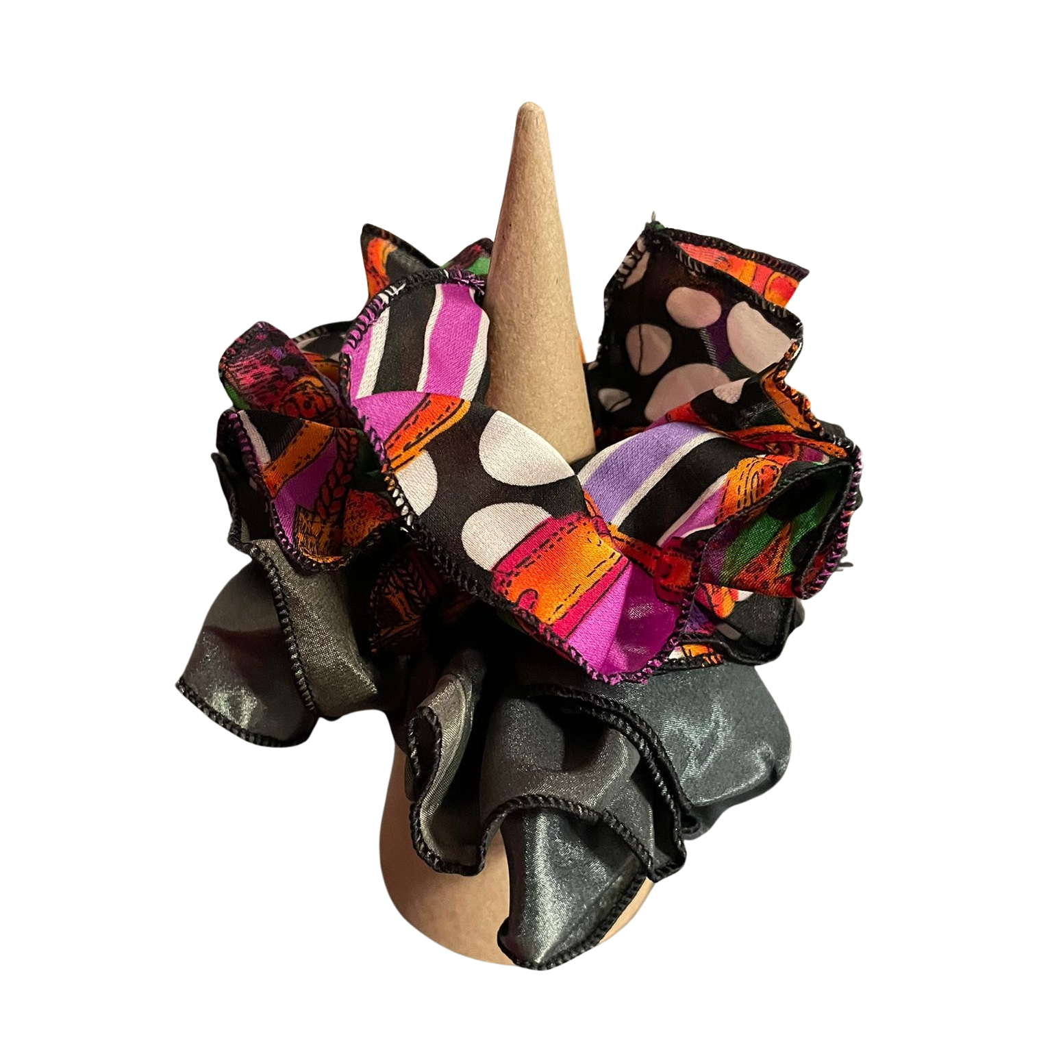 Deux bandes élastiques imprimées