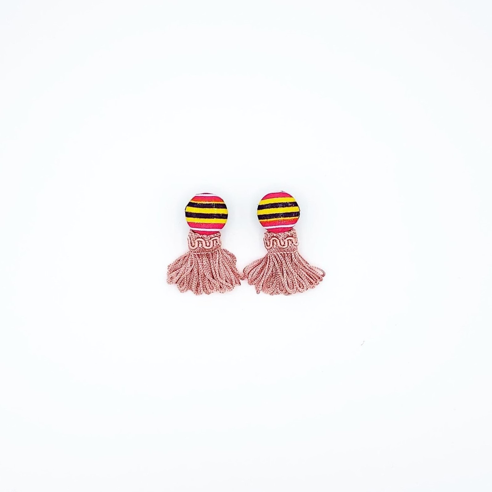 Boucles d'oreilles barocco rose