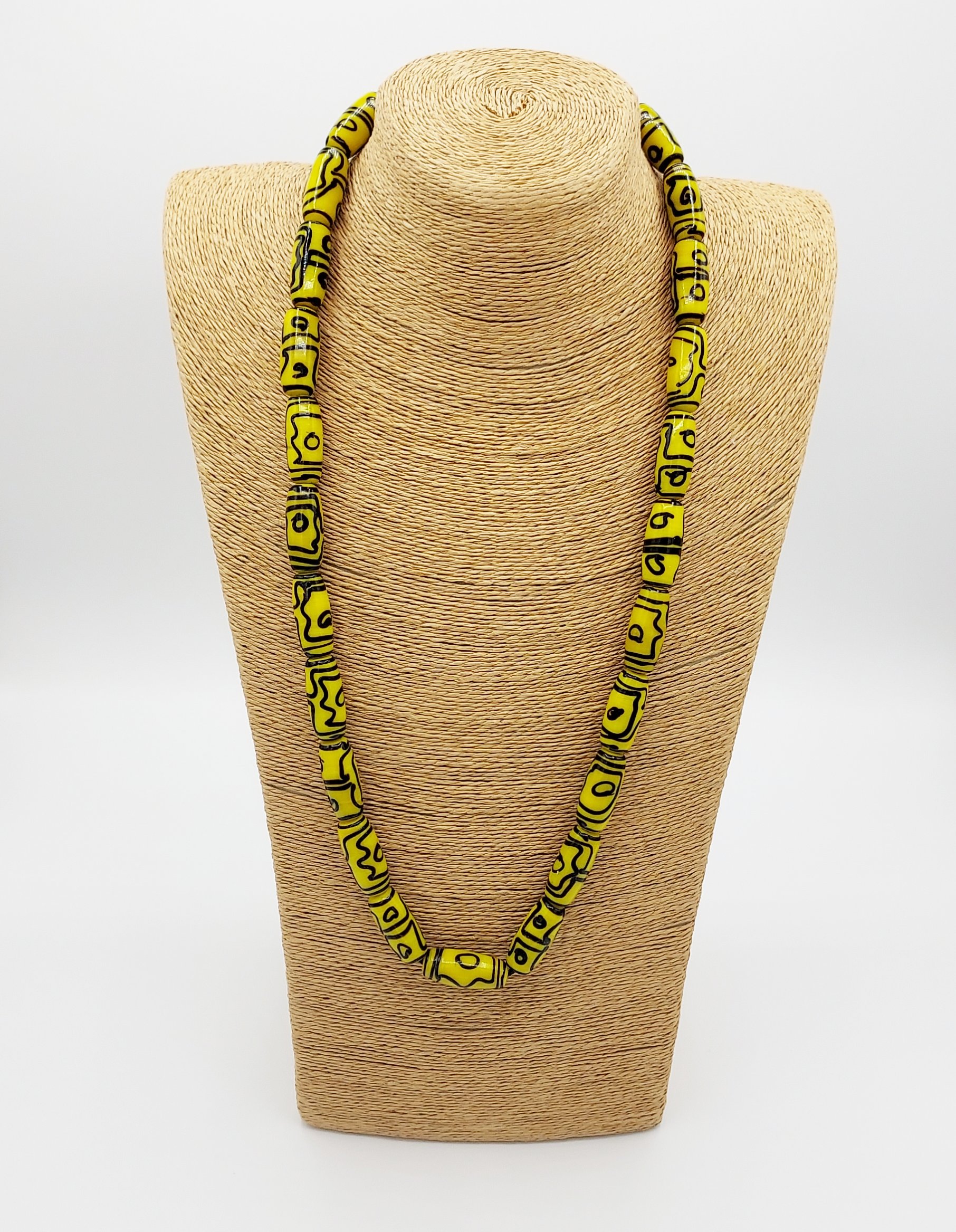 Collier en Perles Jaunes - Bijou Chic et Audacieux
