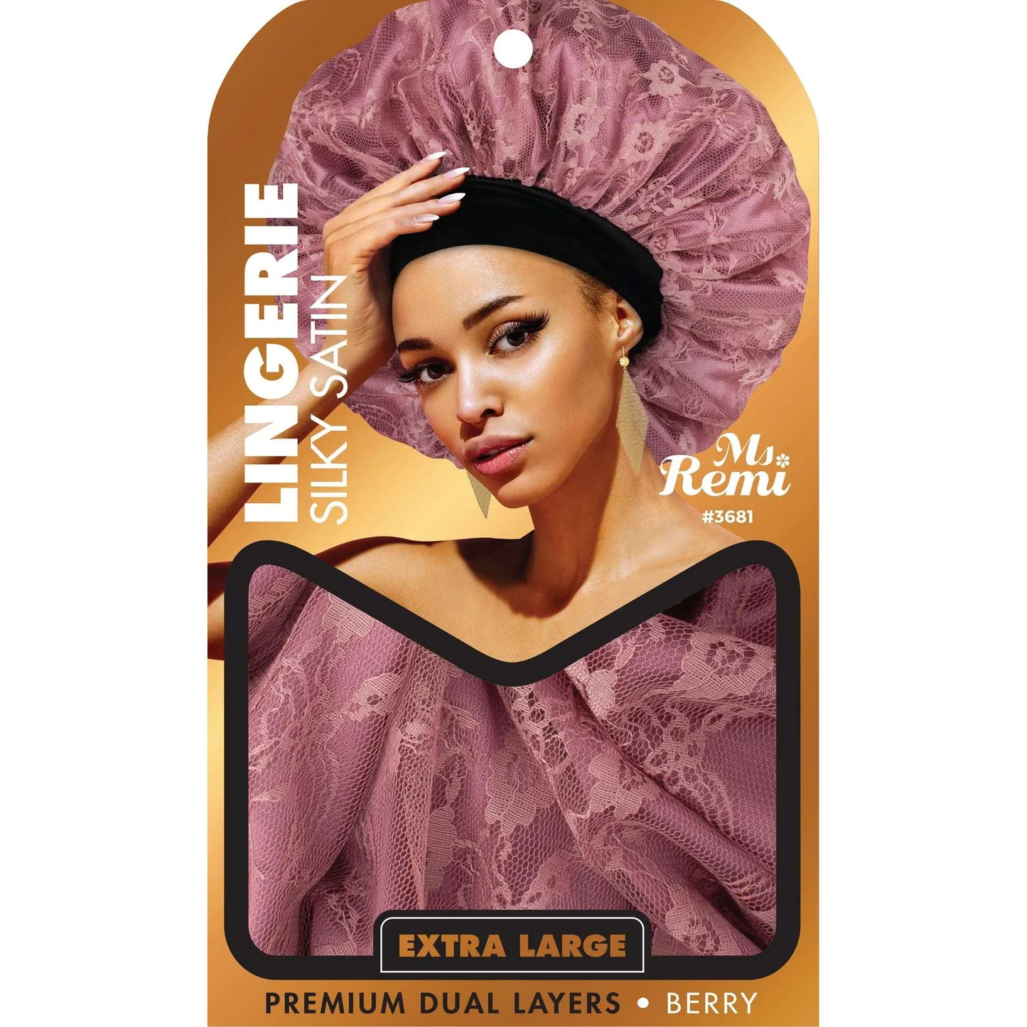 Ms Remi Lingerie Silky Satin Bonnet Extra Large