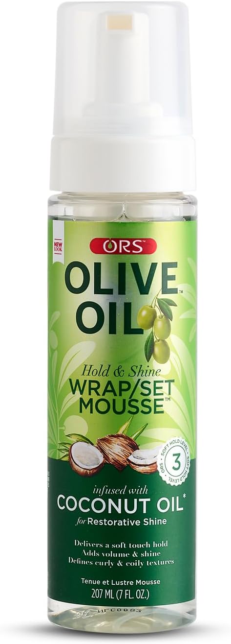 ORS Olive Oil Hold And Shine Wrap Set Mousse