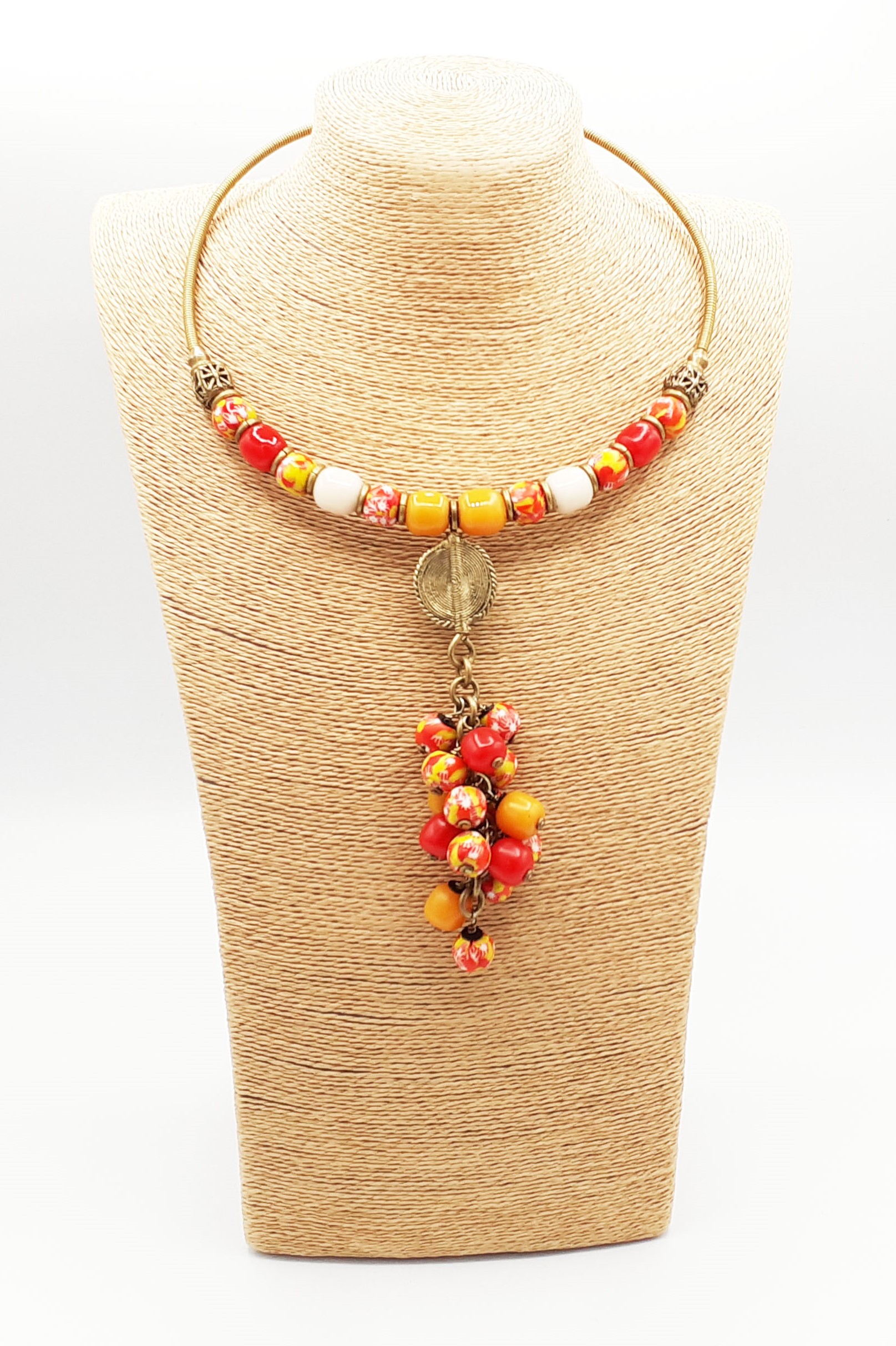 Collier de perles grappe de raisin