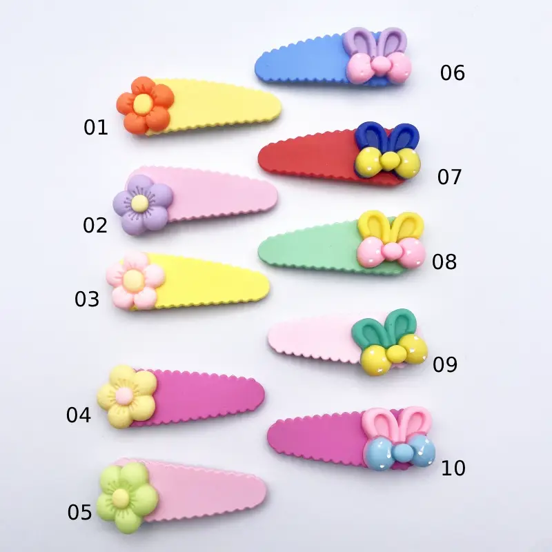 Barrettes  pour enfants colorées