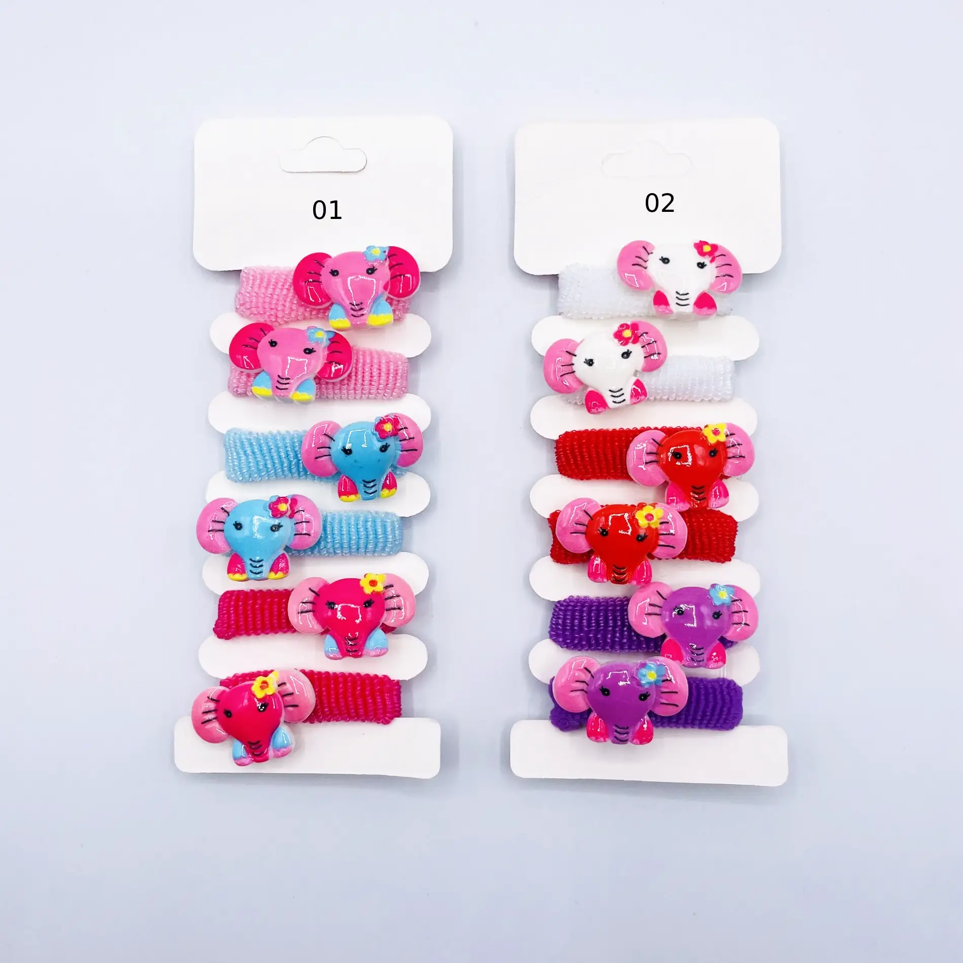 Elastiques pour cheveux avec éléphants