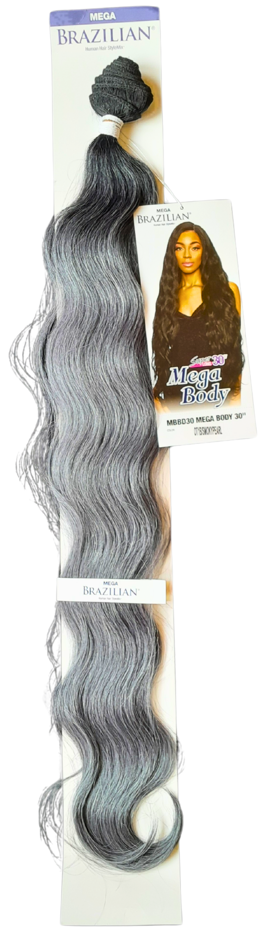 Extension cheveux brésilienne lisses ondulés naturels 24"