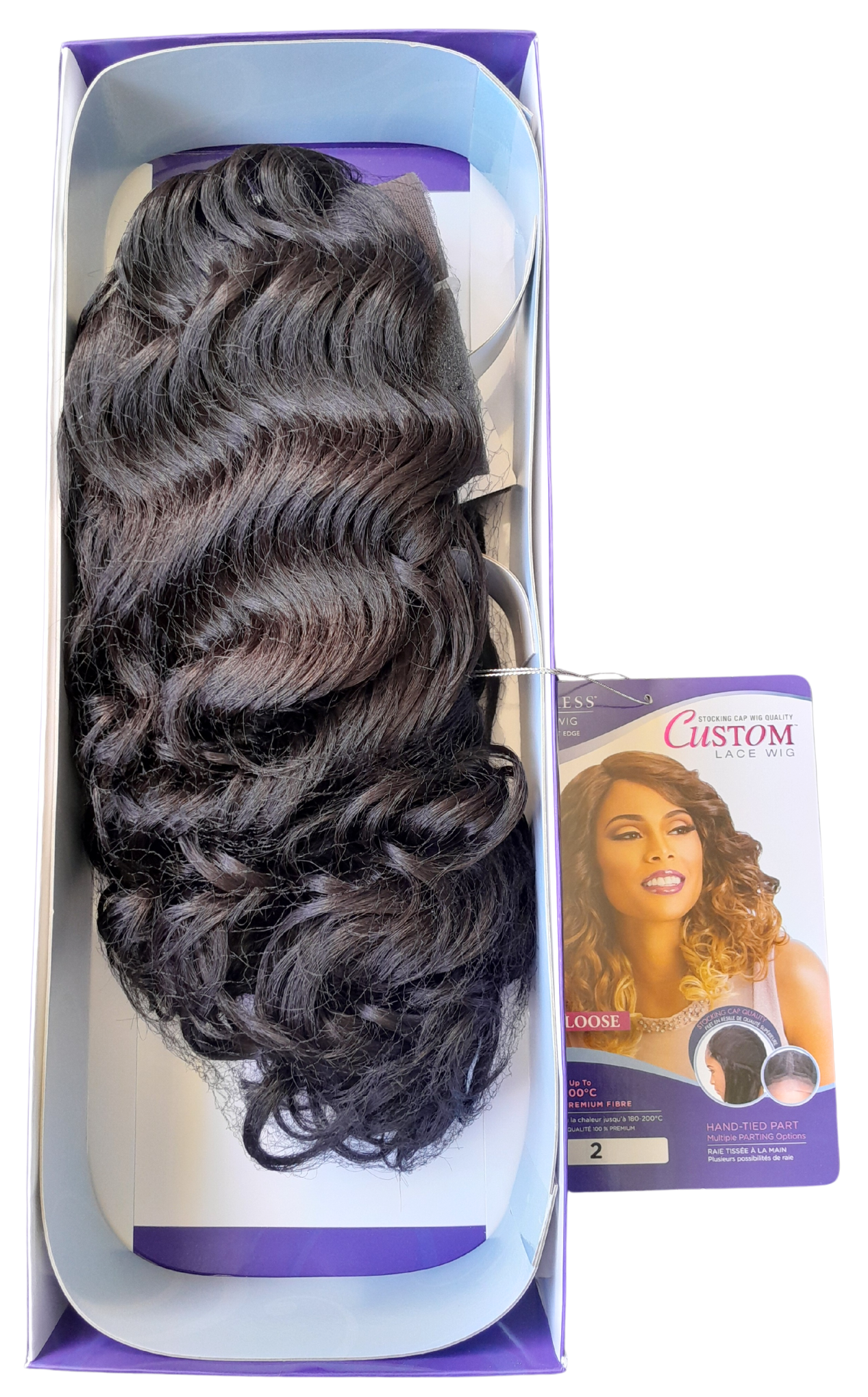 Custom Lace Wig - Glam Loose Perruque Synthétique 16"