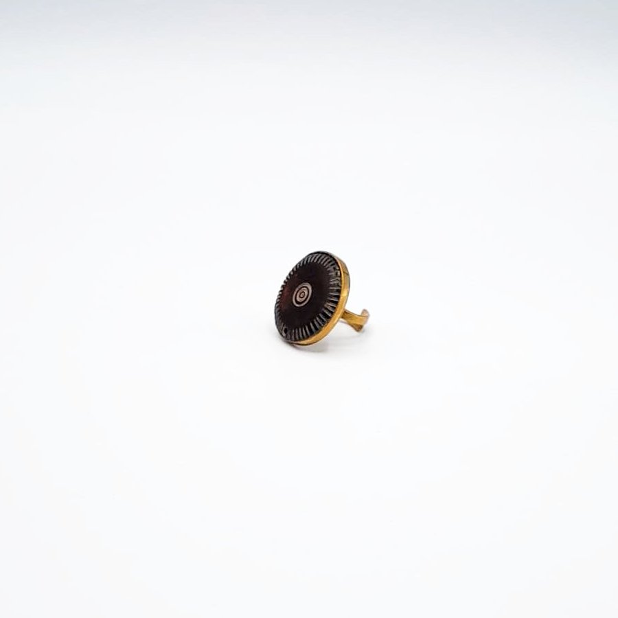 Bague en oss de vache et laiton
