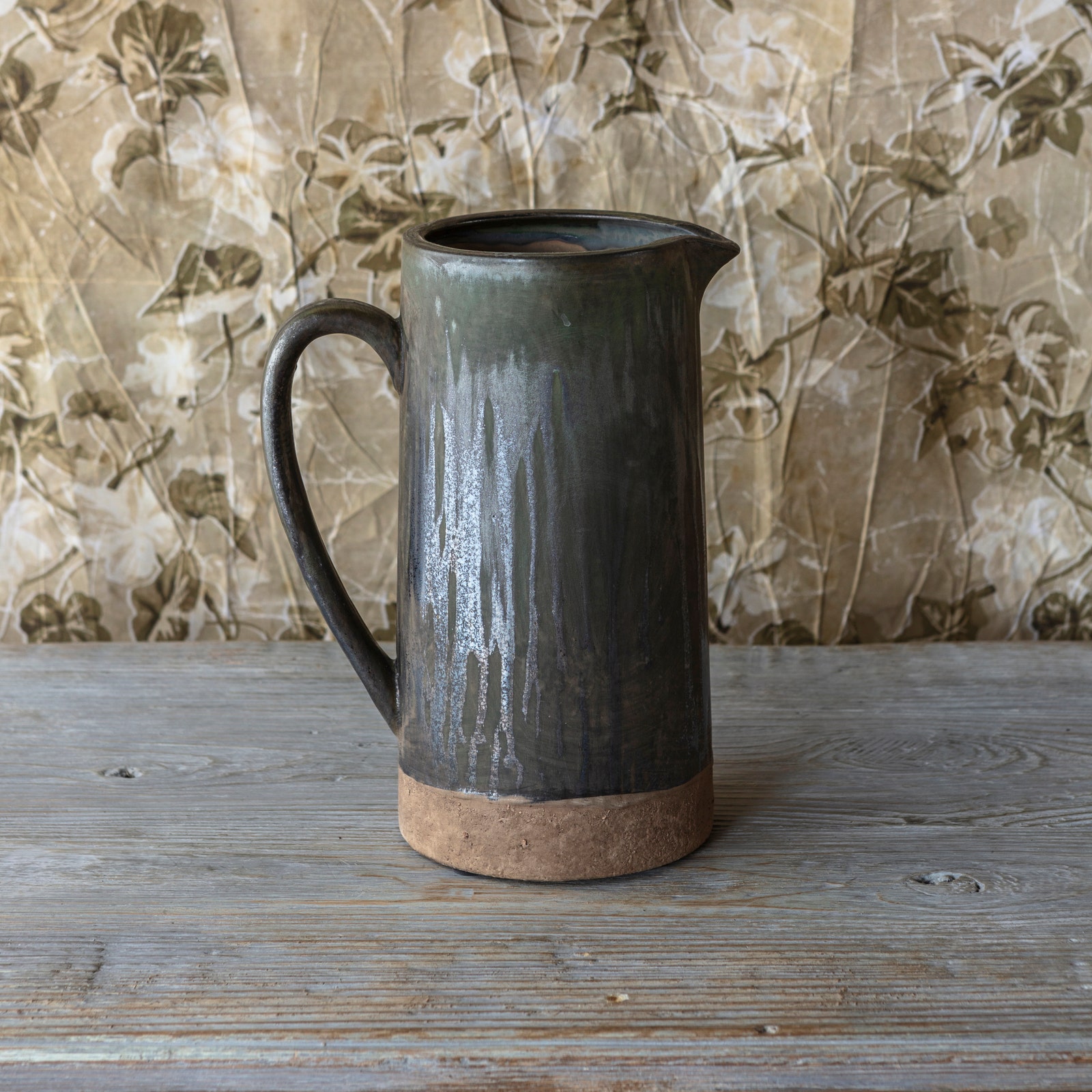 Glazed Pitcher Vase