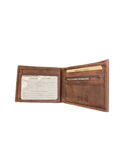Trifold Leather Wallet