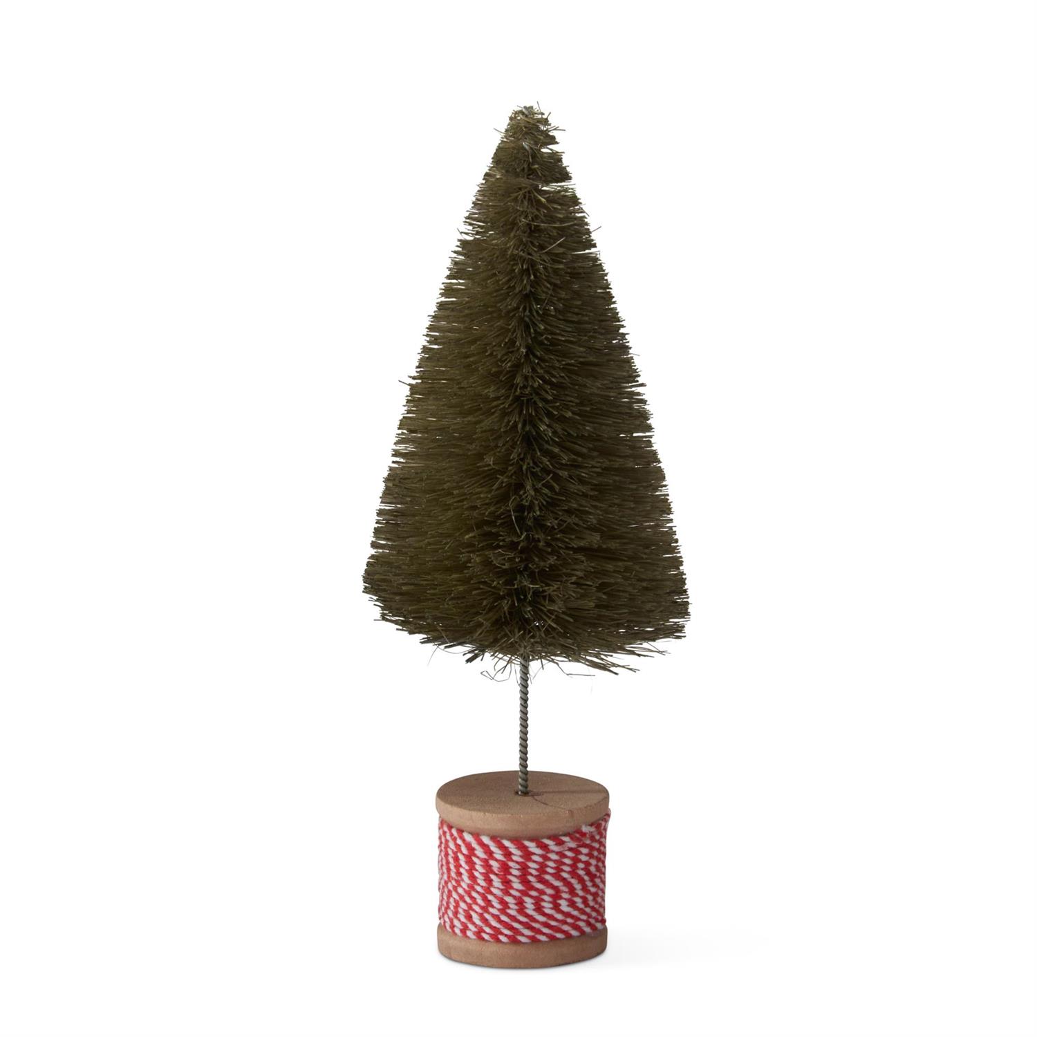 Dark Green Sisal Bottle Brush Tree