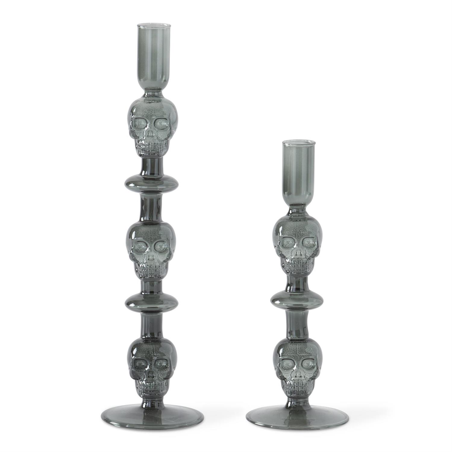Skull Candleholders