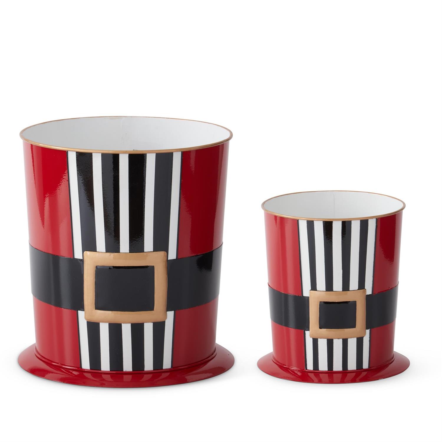 Santa Belt Decorative Buckets