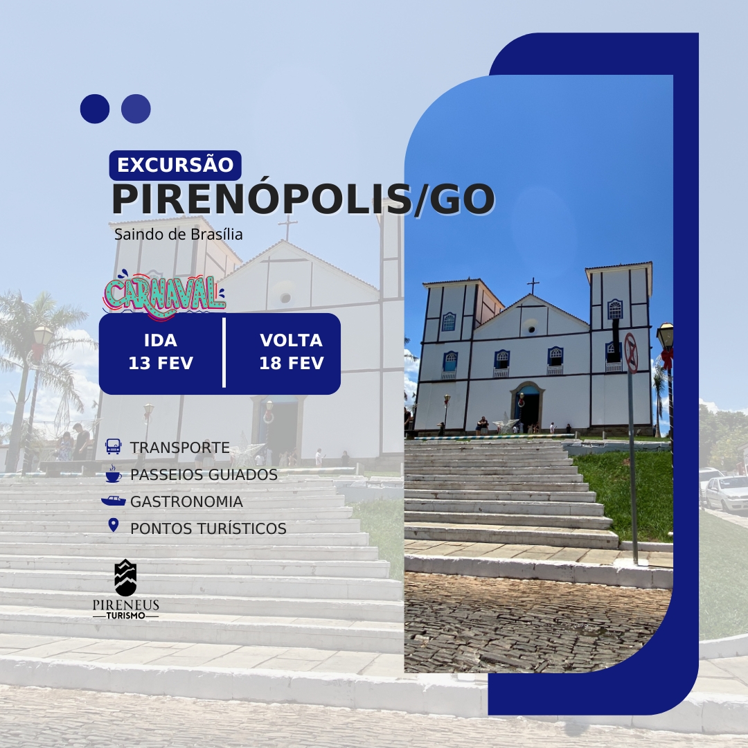 Excursão Pirenópolis/GO