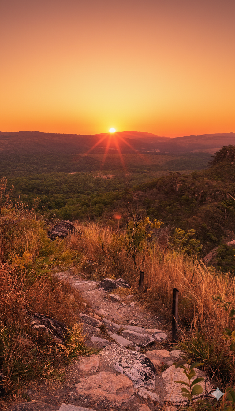 Por do Sol Guiado no Pico dos Pireneus
