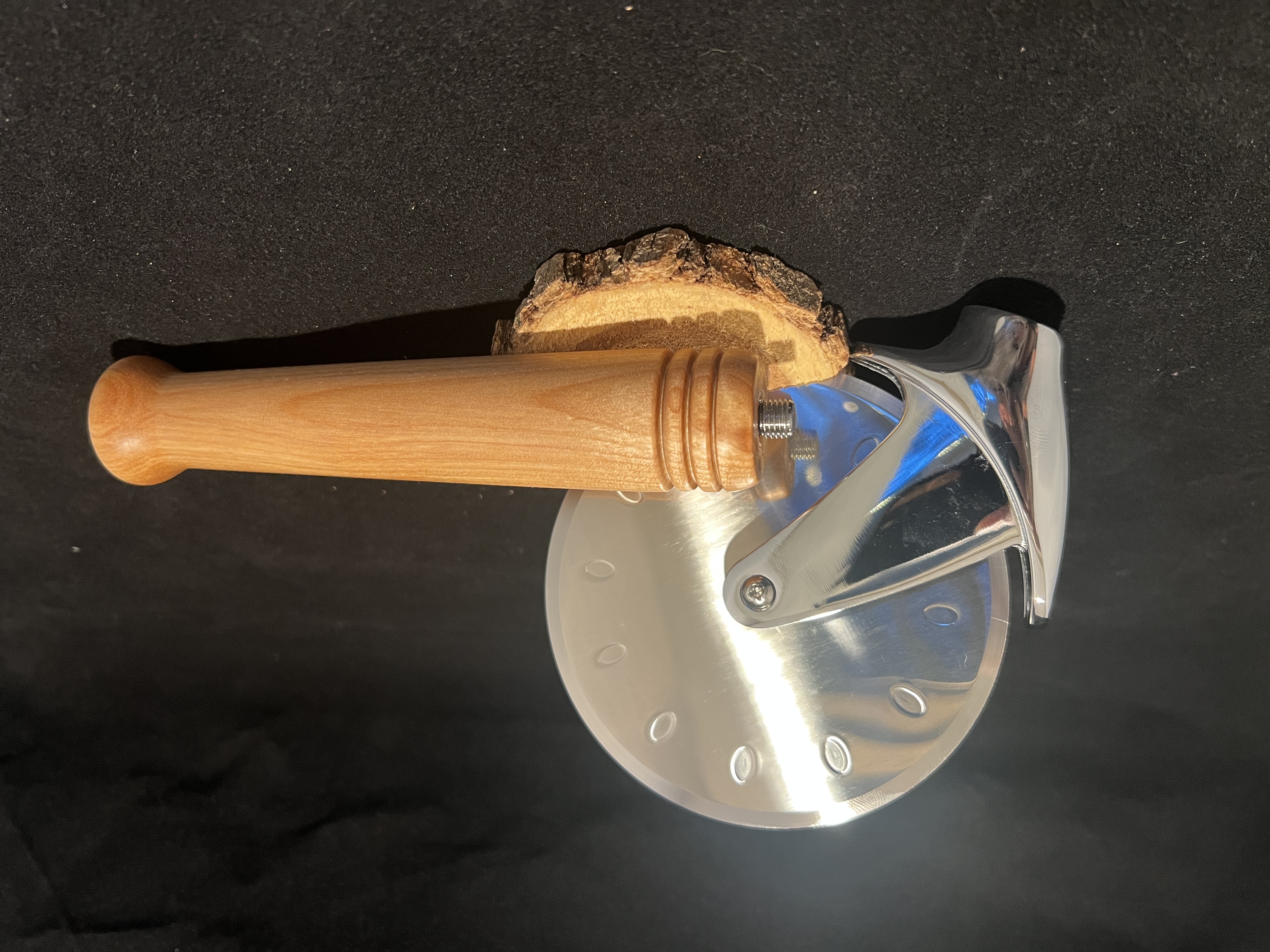Yellow Birch Pizza Cutter
