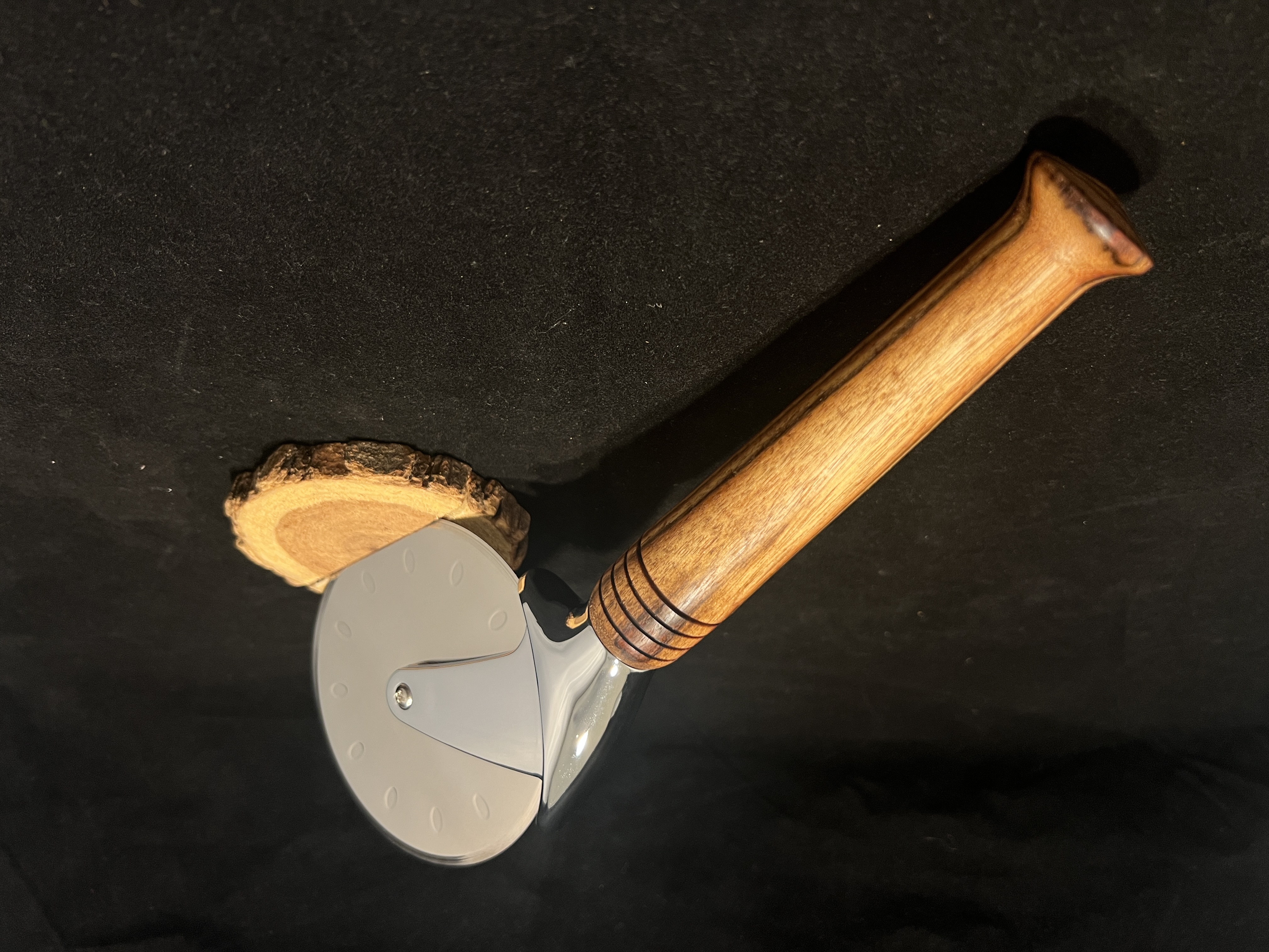 Caribbean Rosewood Pizza Cutter