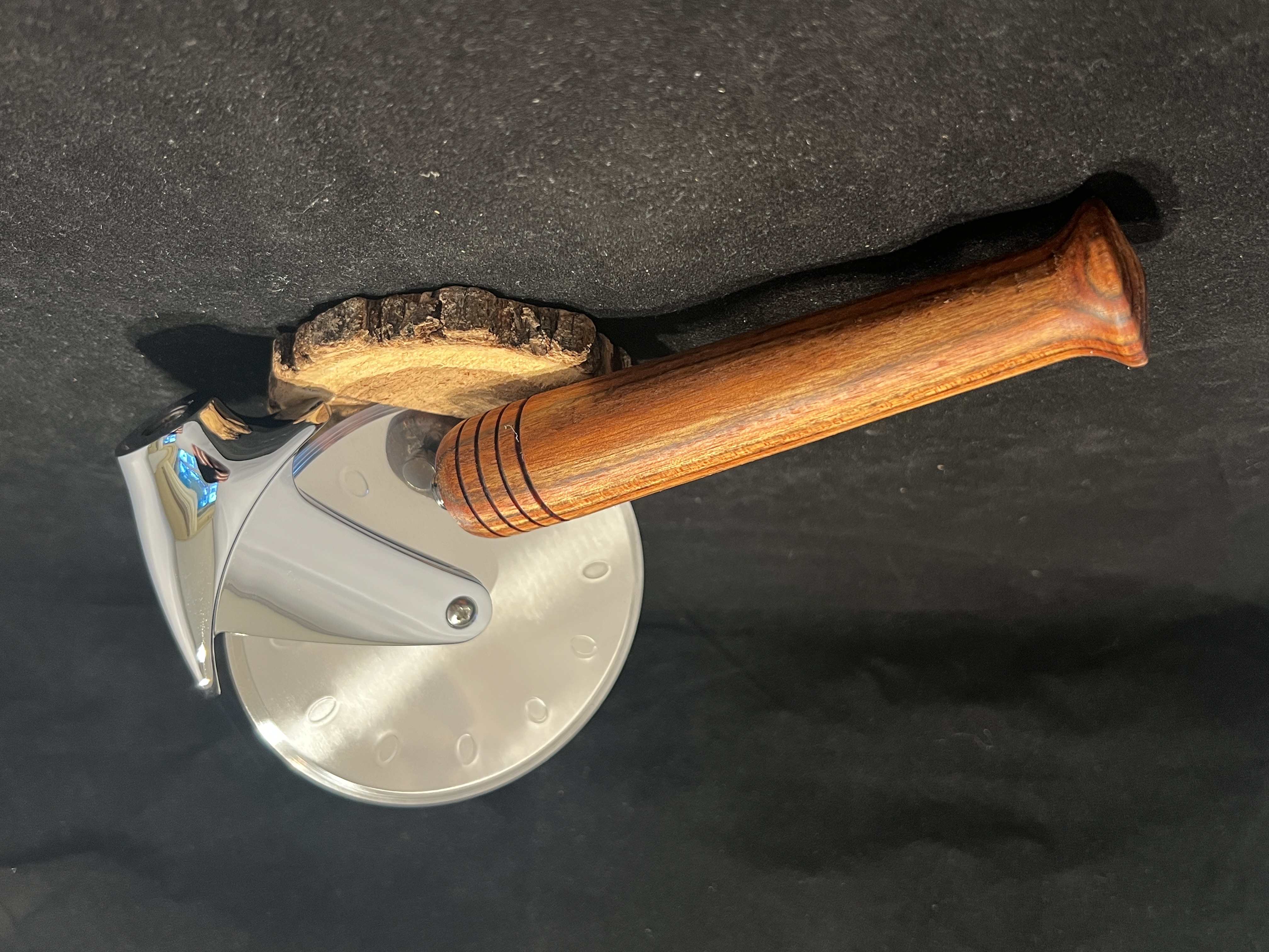 Caribbean Rosewood Pizza Cutter