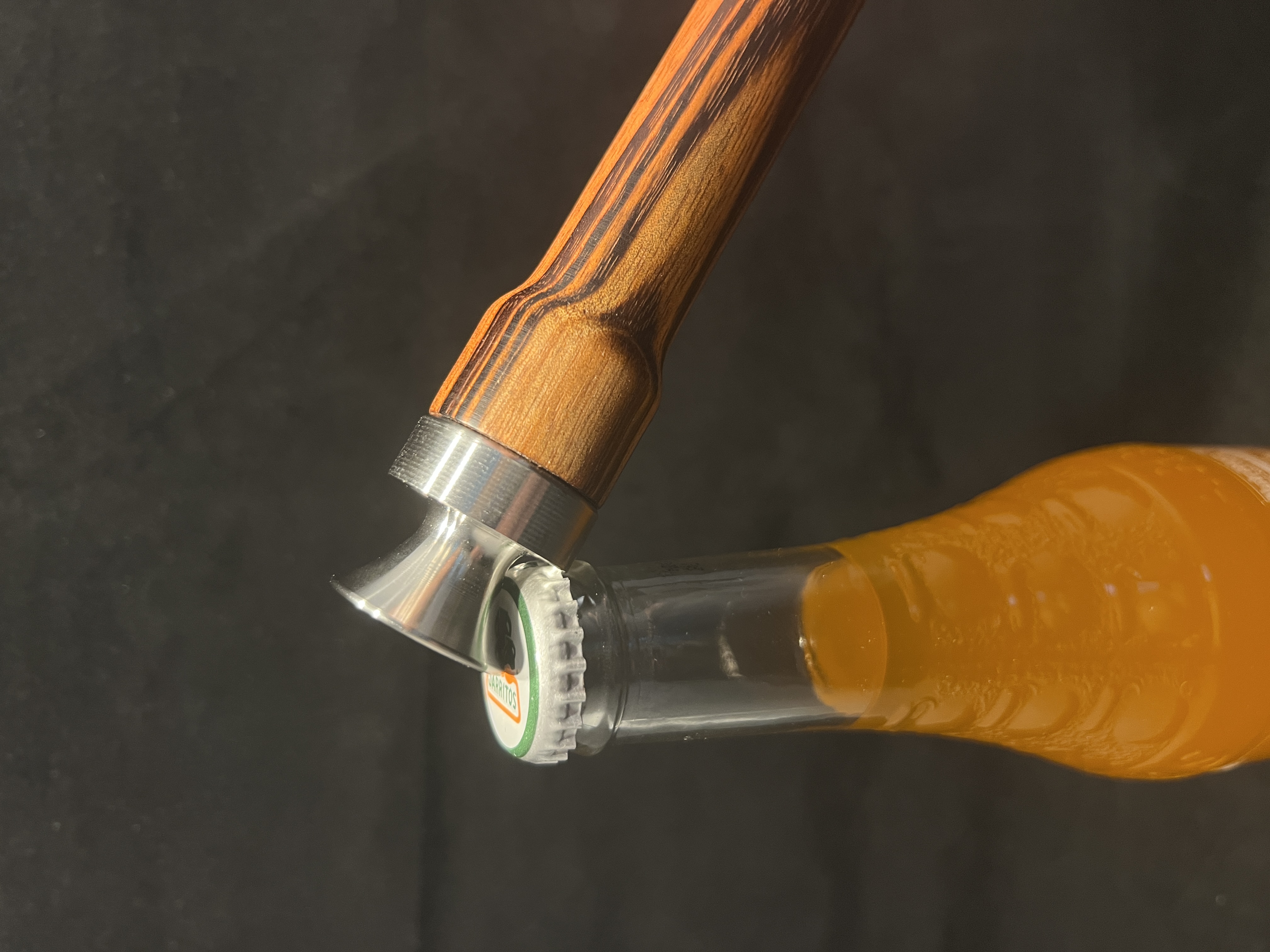 Tigerwood Standing Bottle Opener