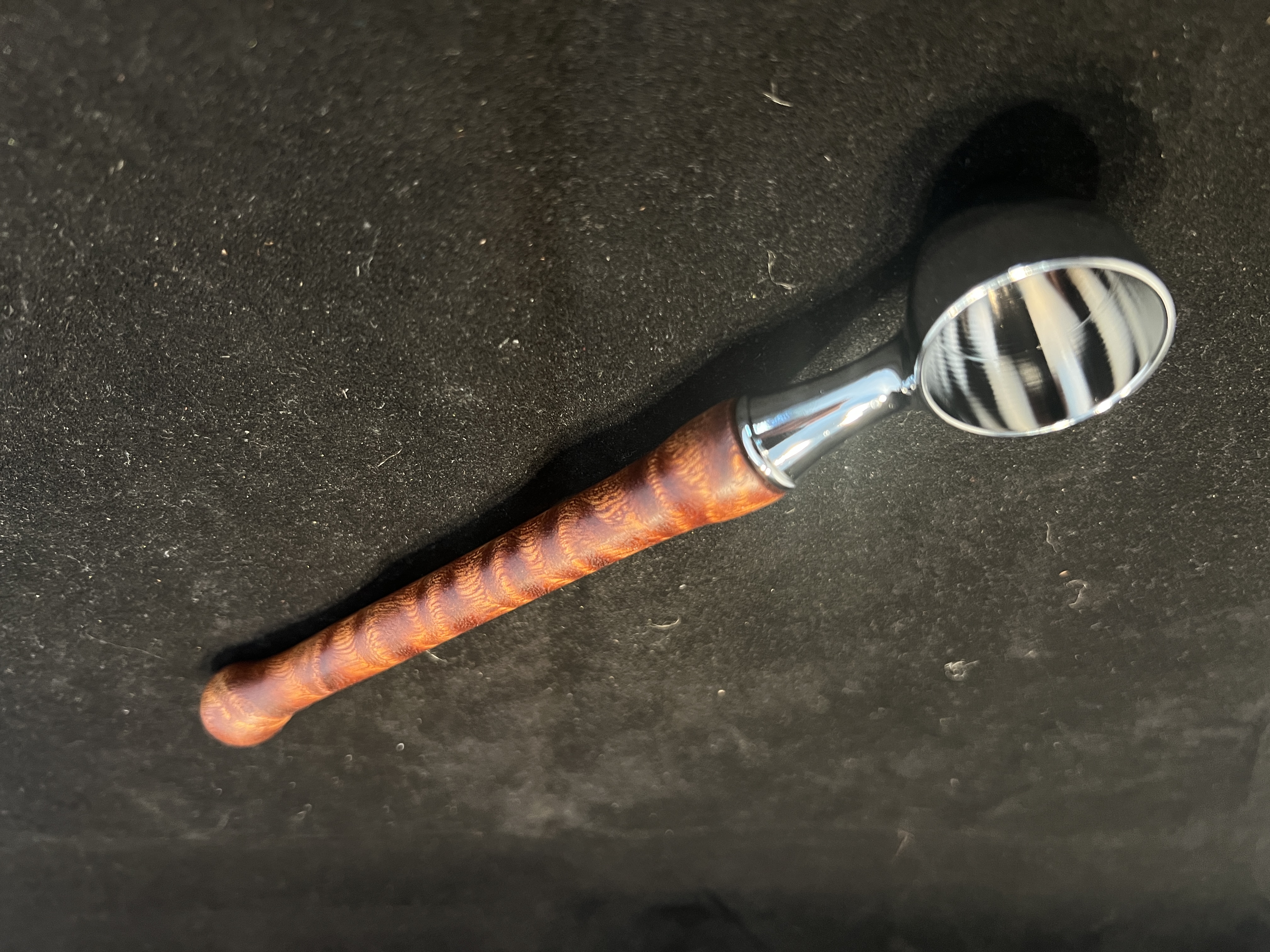 Ribbon Sapele Coffee Scoop