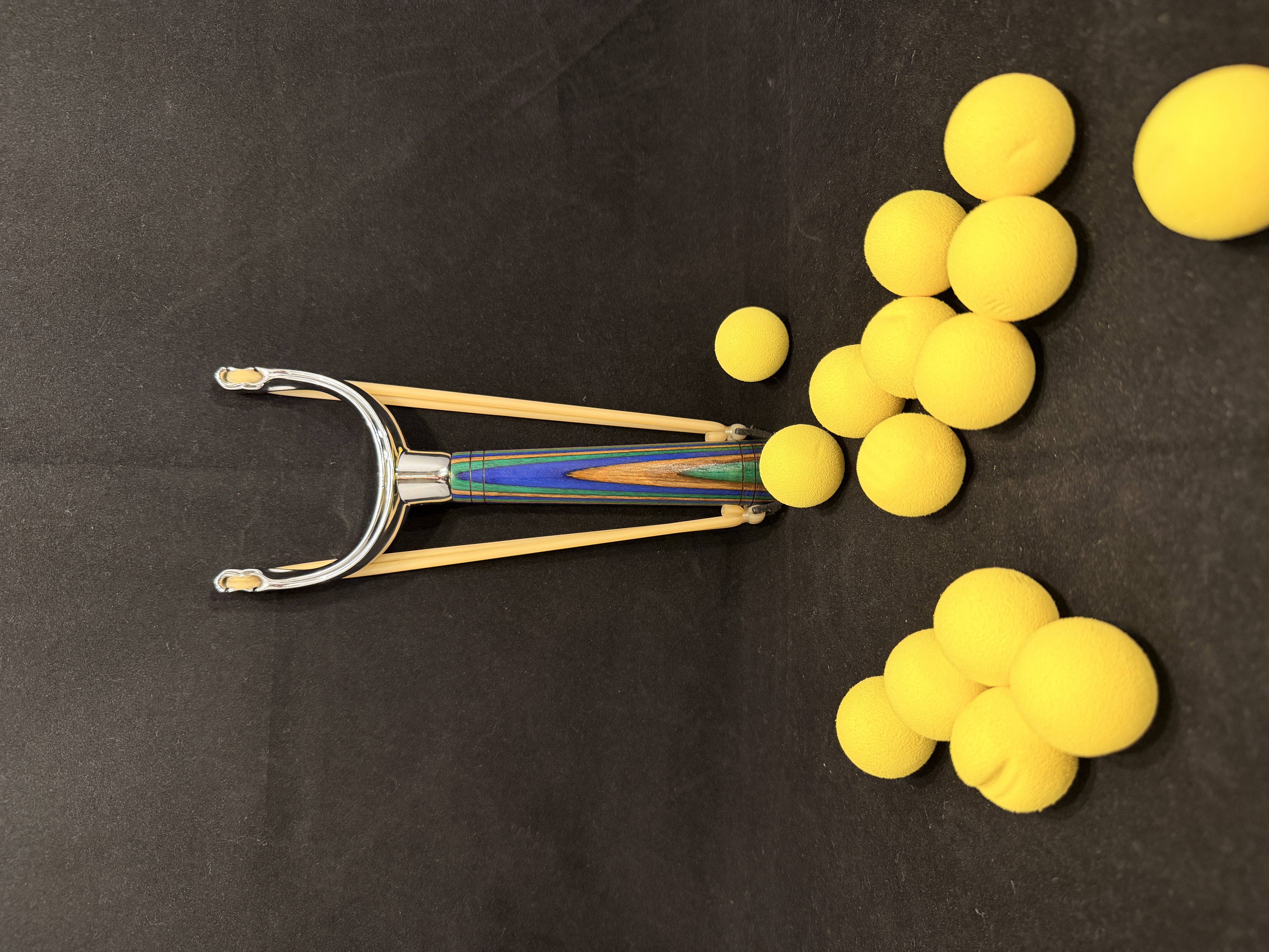 "Seahawks"wood and Chrome Slingshot