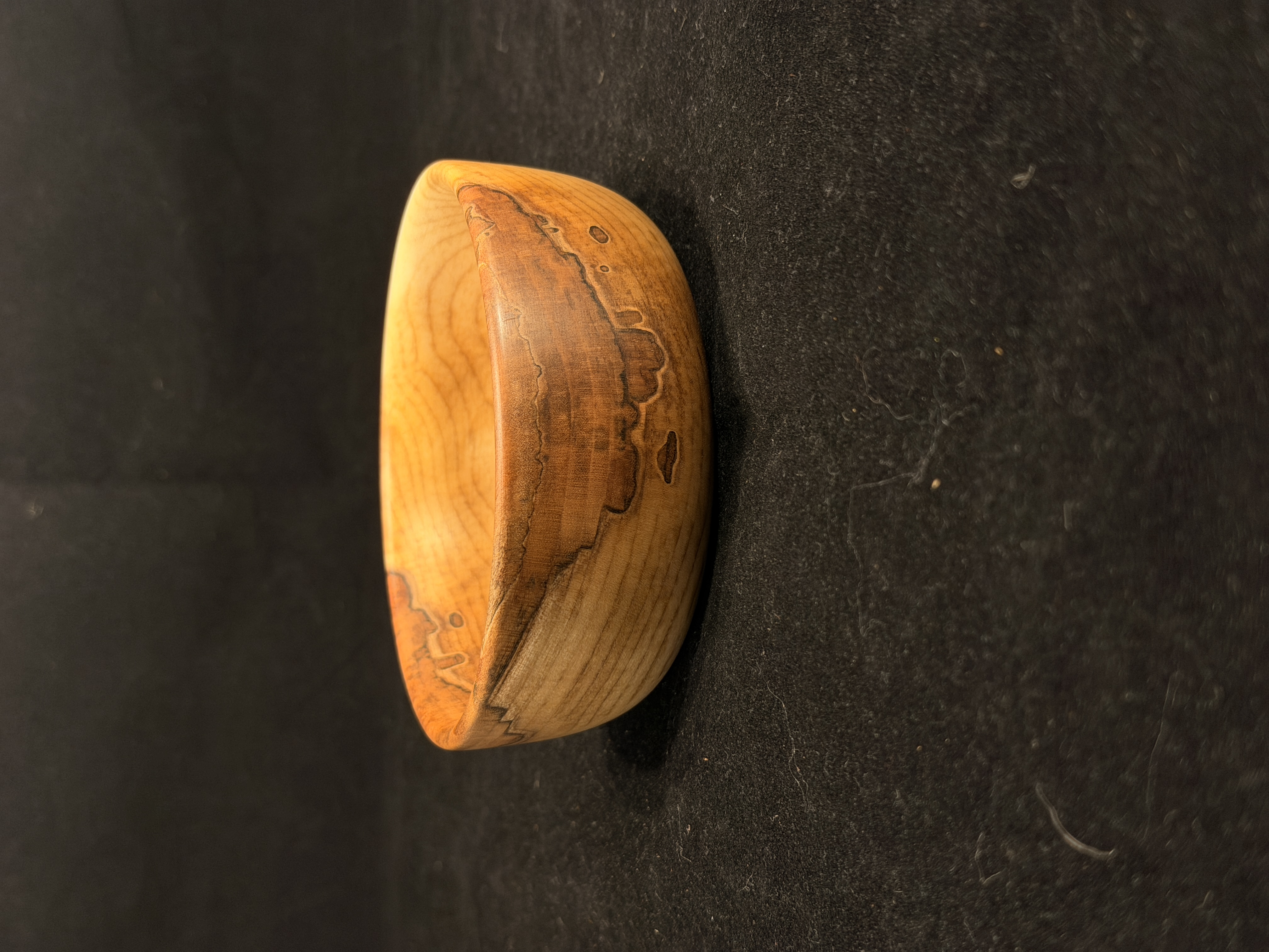 Silver Maple Snack Bowl