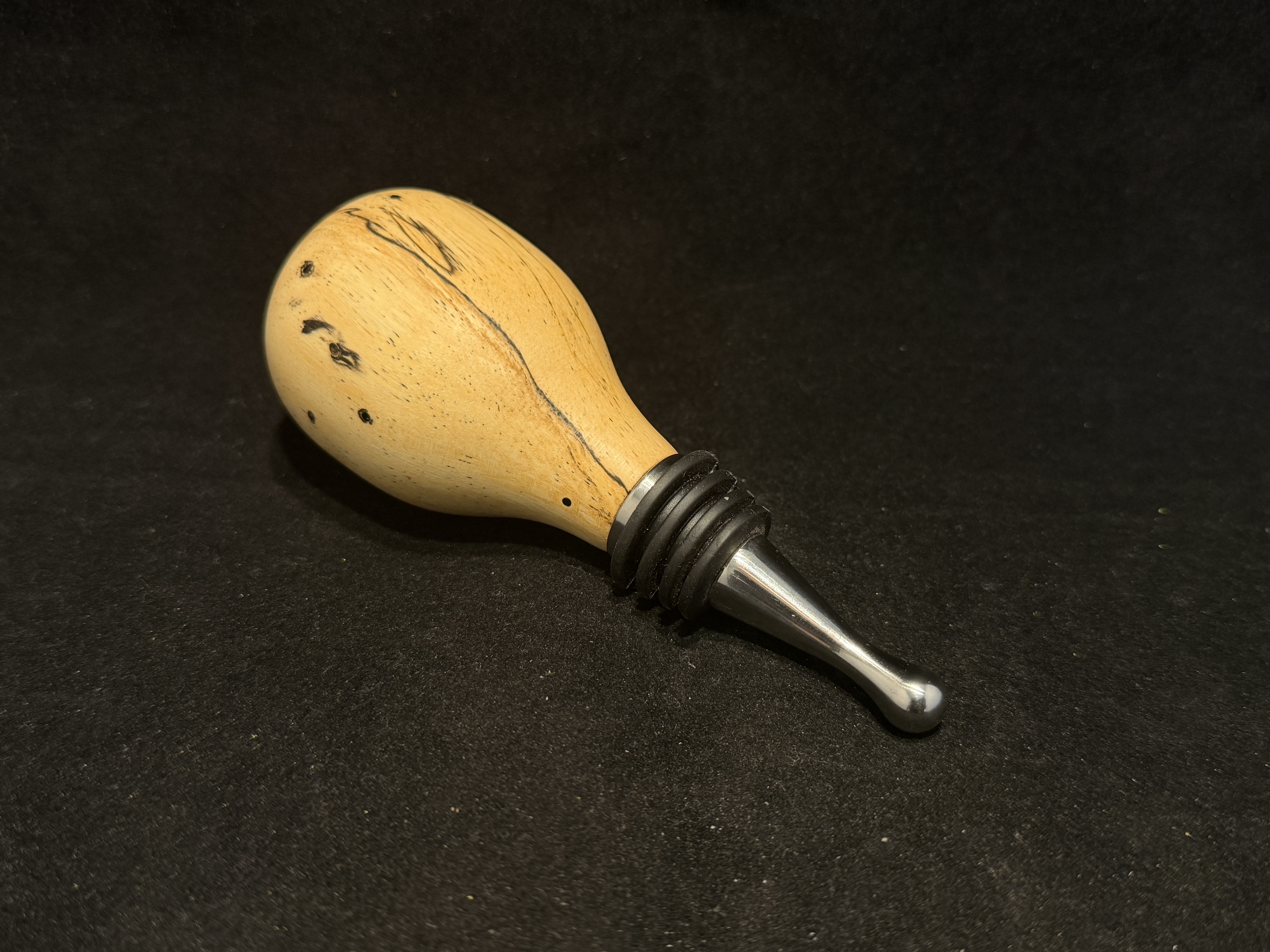 Spalted Tamarind Bottle Stopper