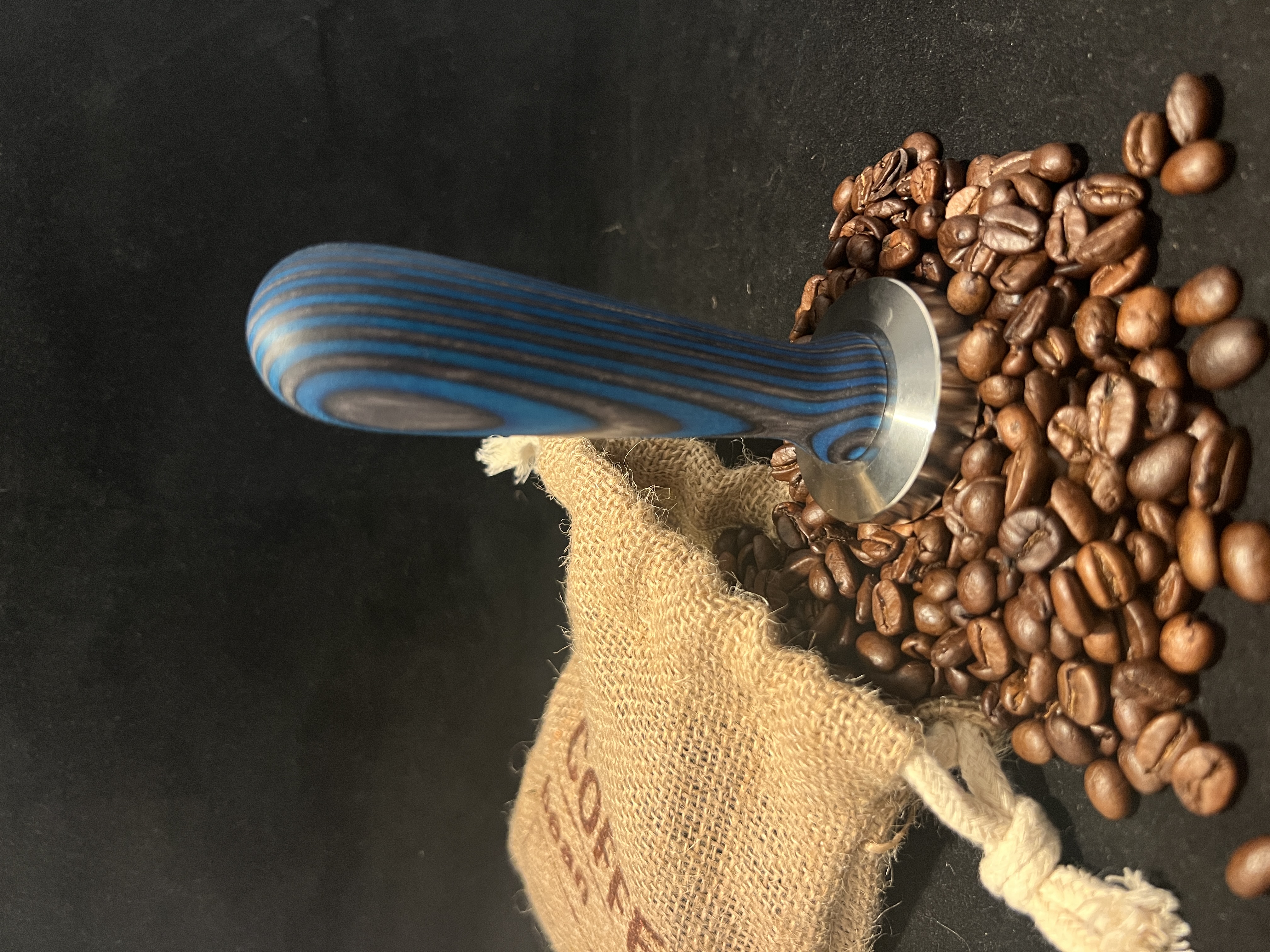 "Smurfwood" Coffee Tamper