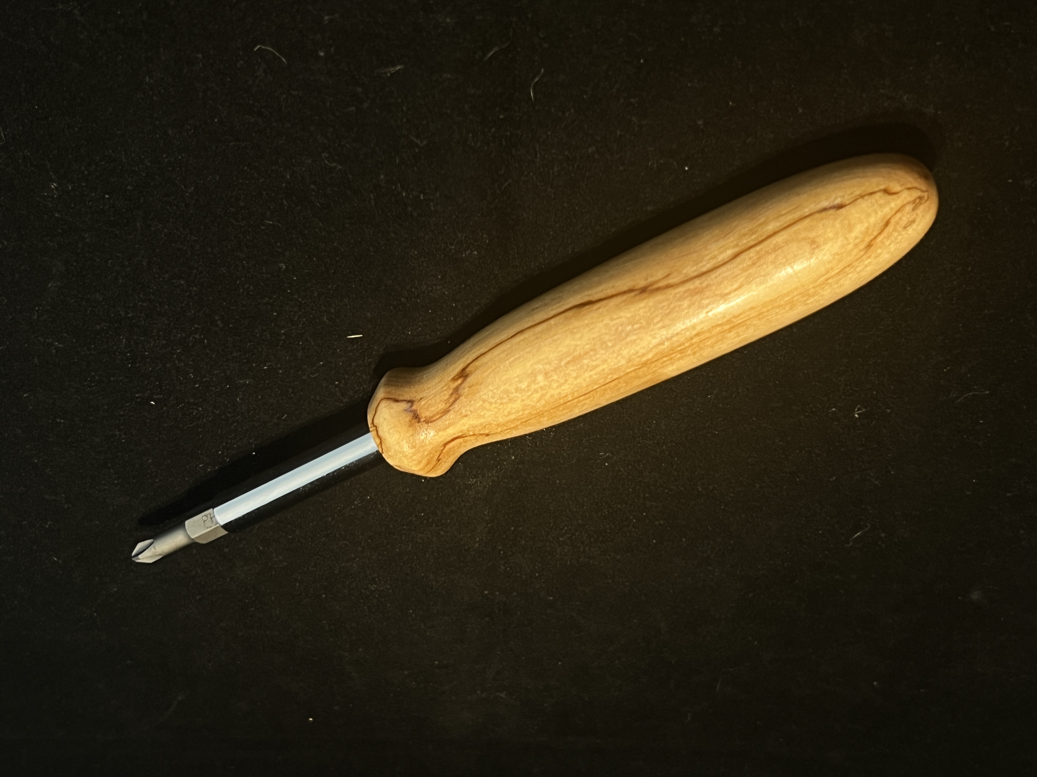 Spalted Yellow Birch Screwdriver