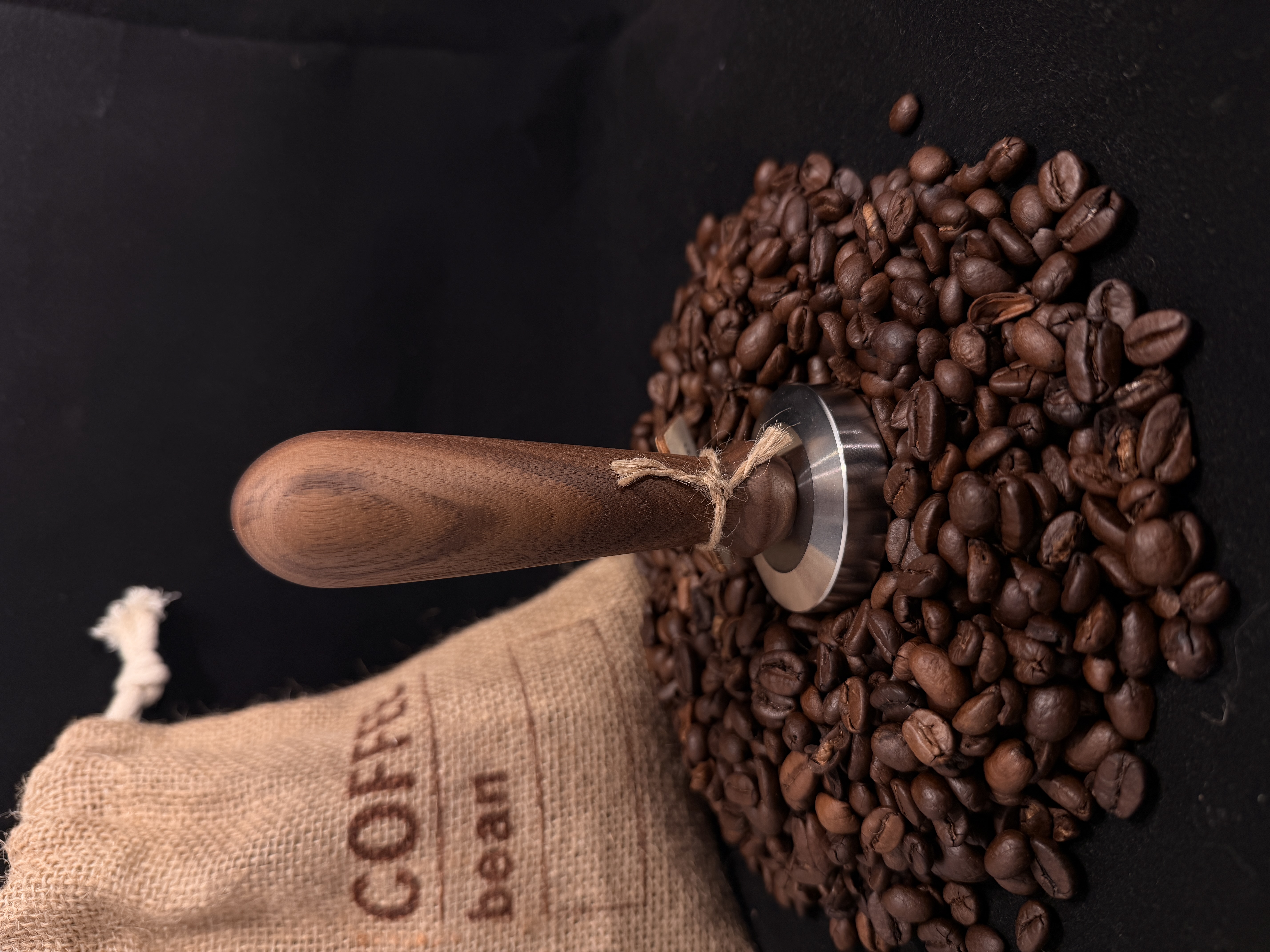 Black Walnut Espresso Tamper