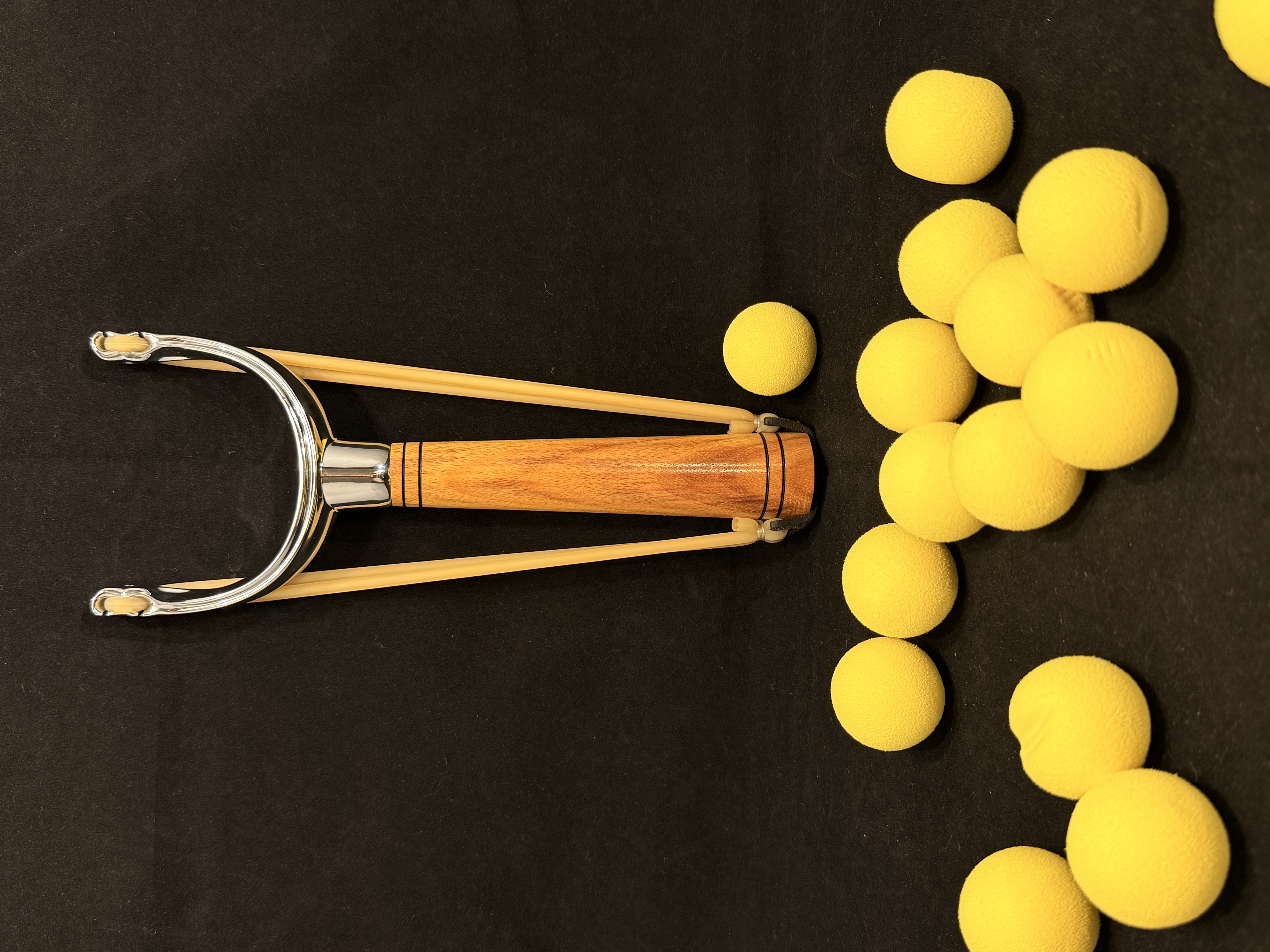 Canarywood and Chrome Slingshot