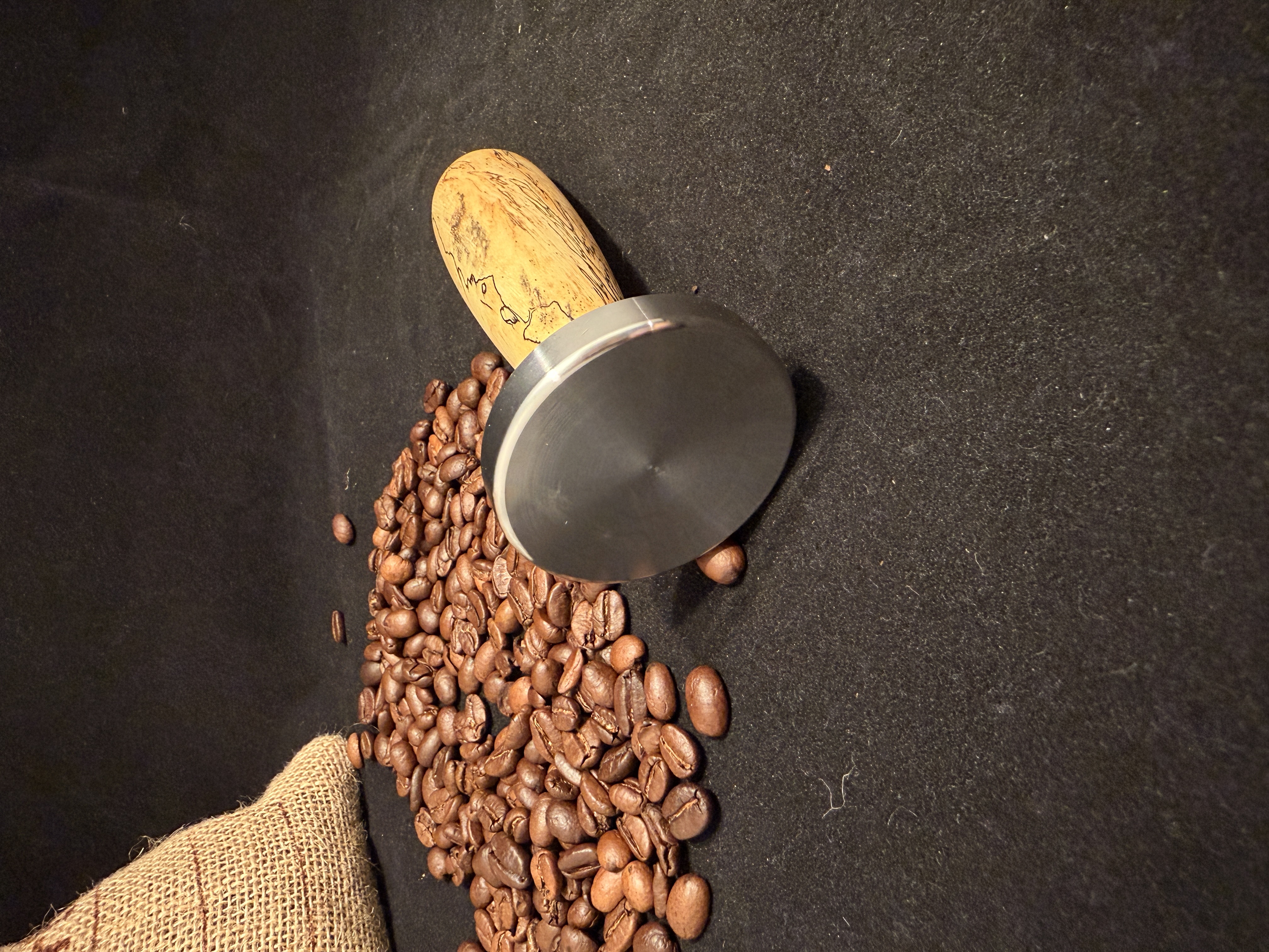 Spalted Tamarind Espresso Tamper