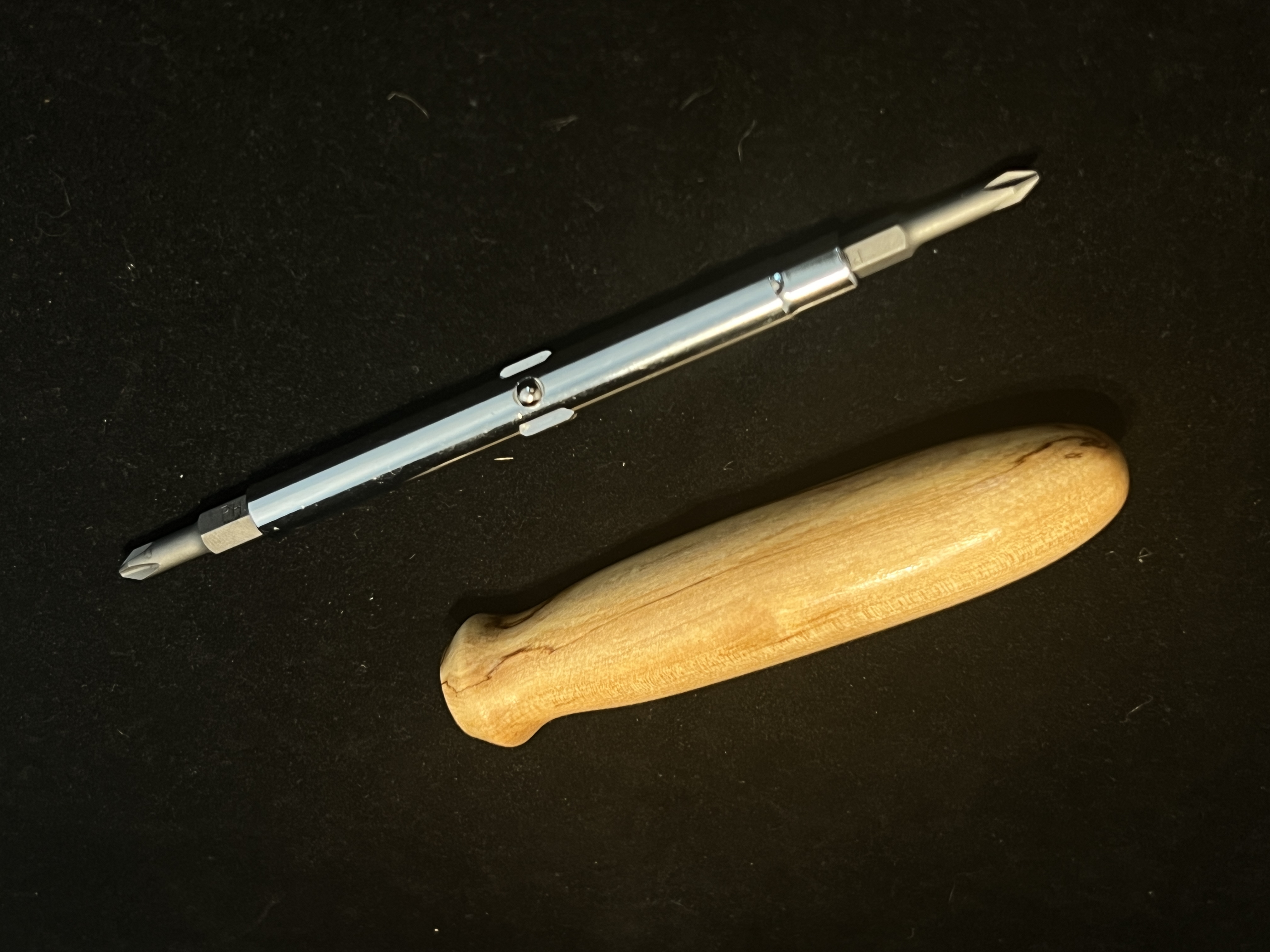 Spalted Yellow Birch Screwdriver