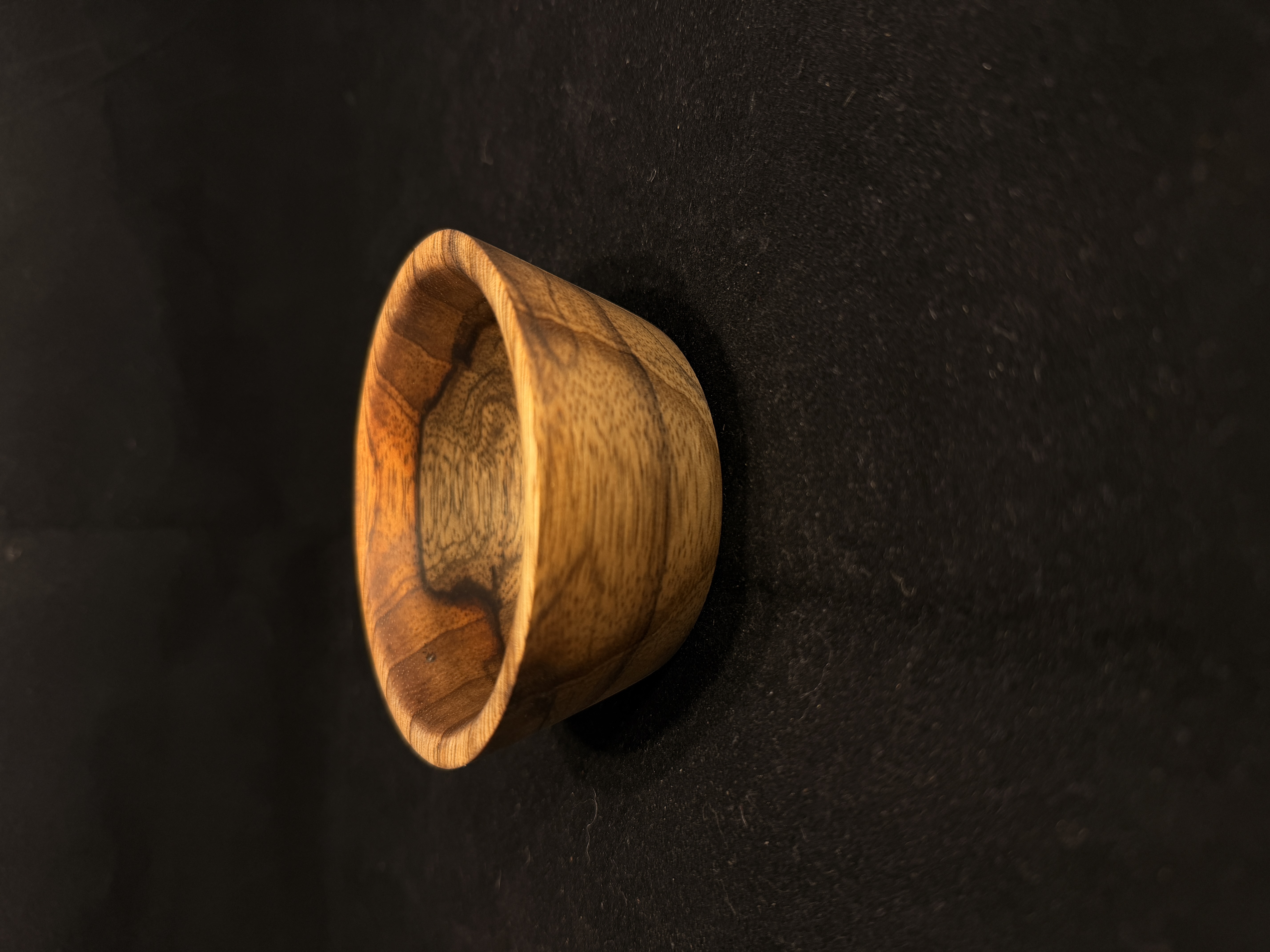 Spalted Black Limba Pinch Bowl