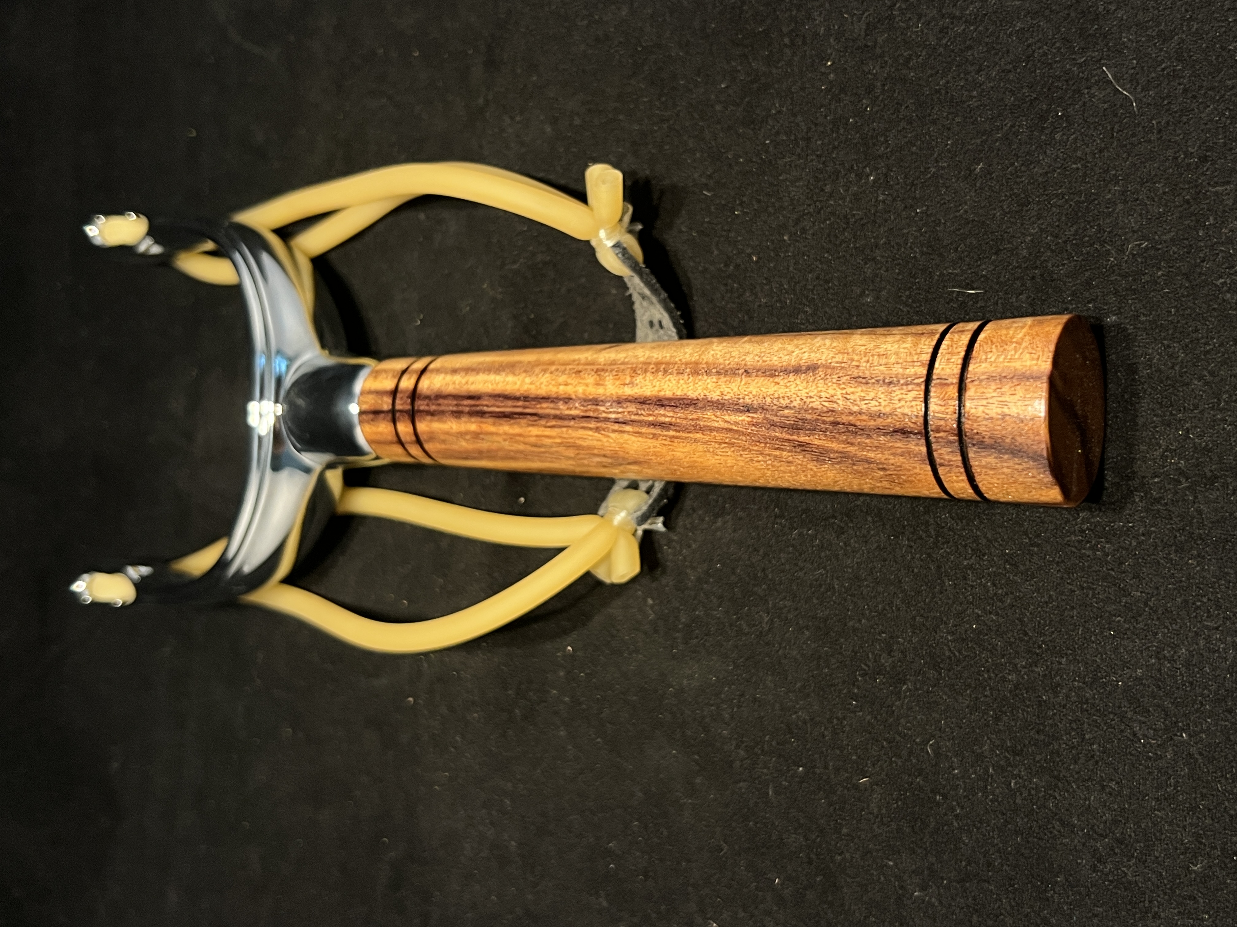 Patagonian Rosewood and Chrome Slingshot