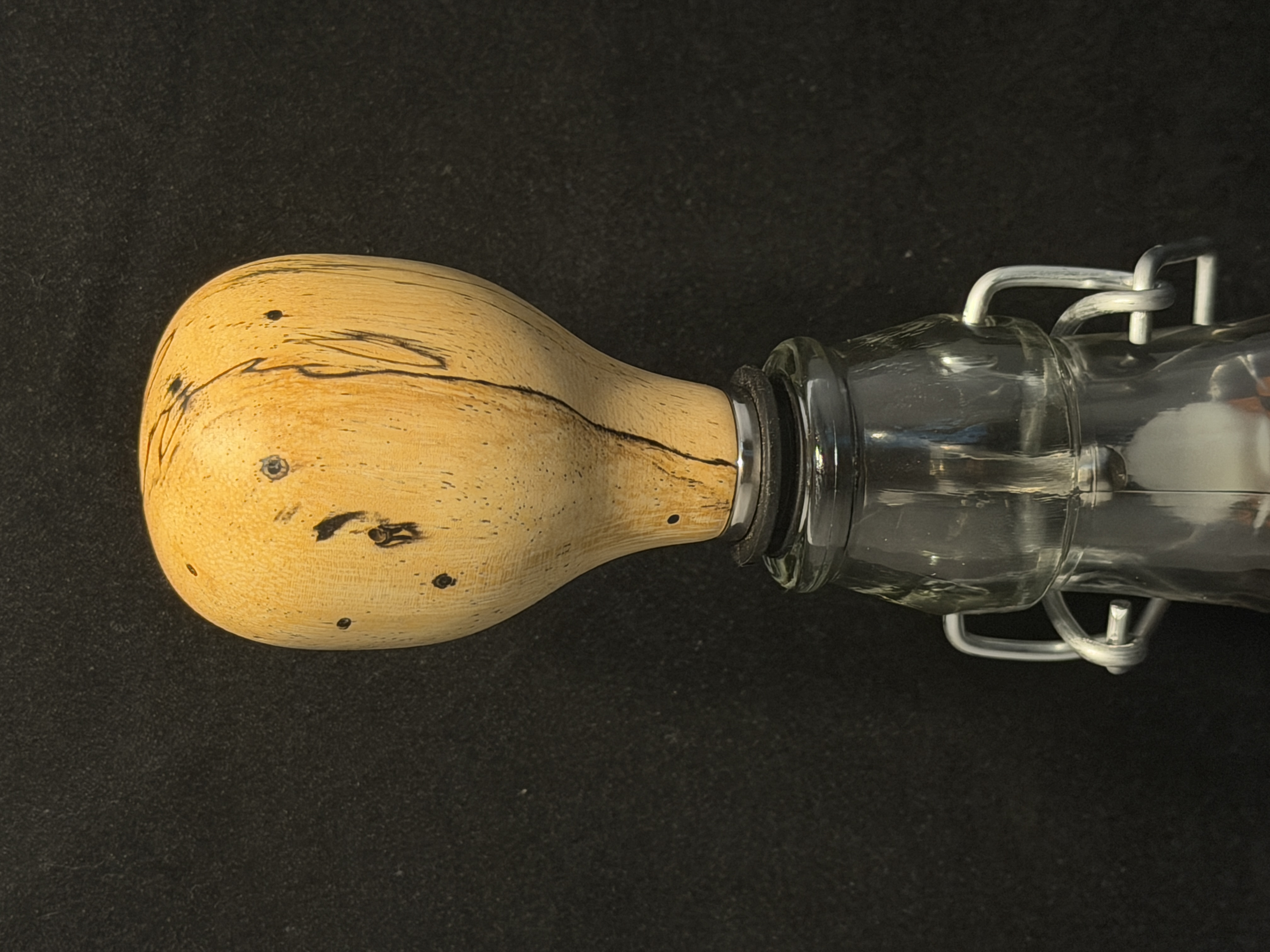 Spalted Tamarind Bottle Stopper