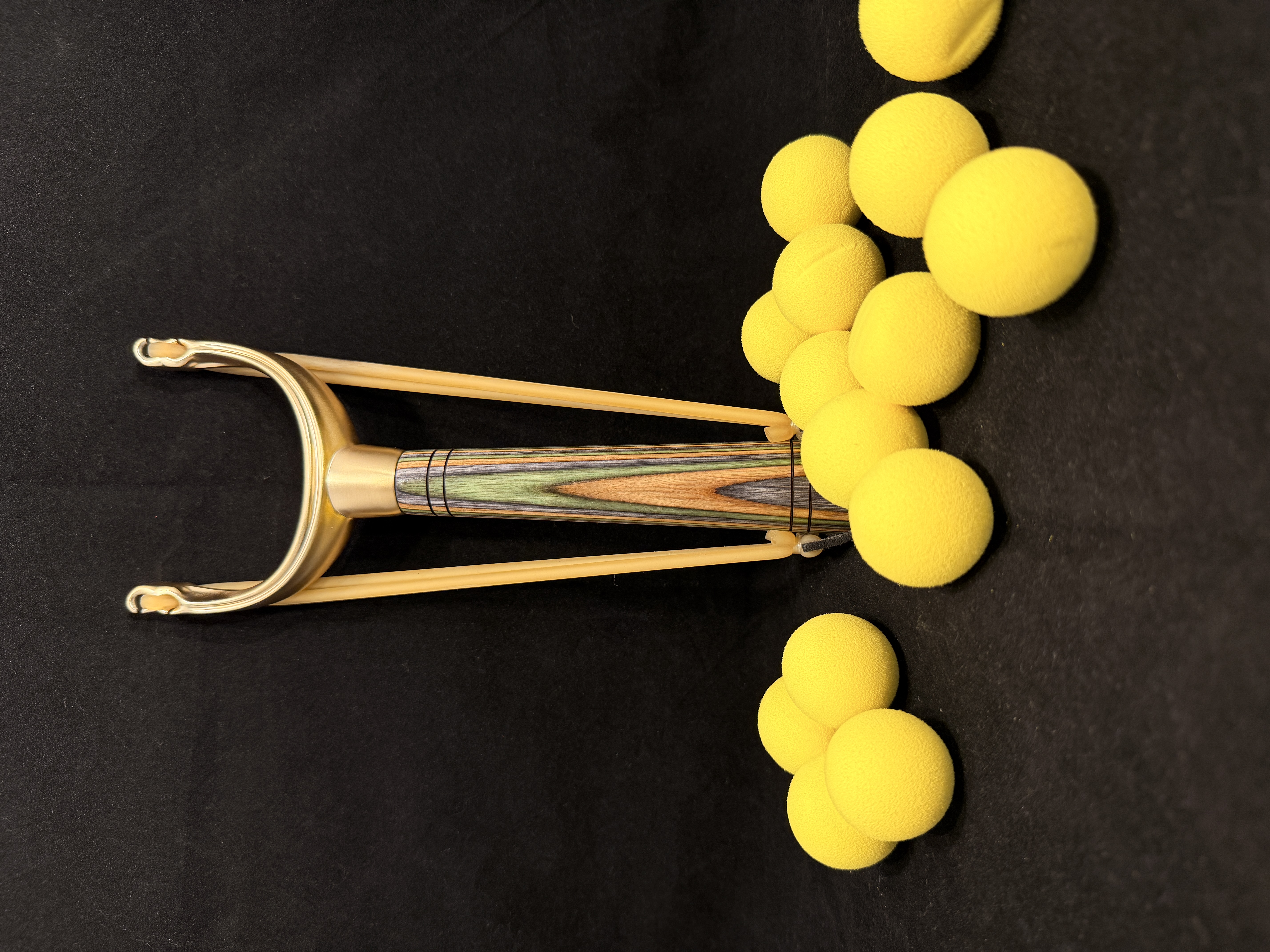 "Green Mountain Camo" and Brass Slingshot