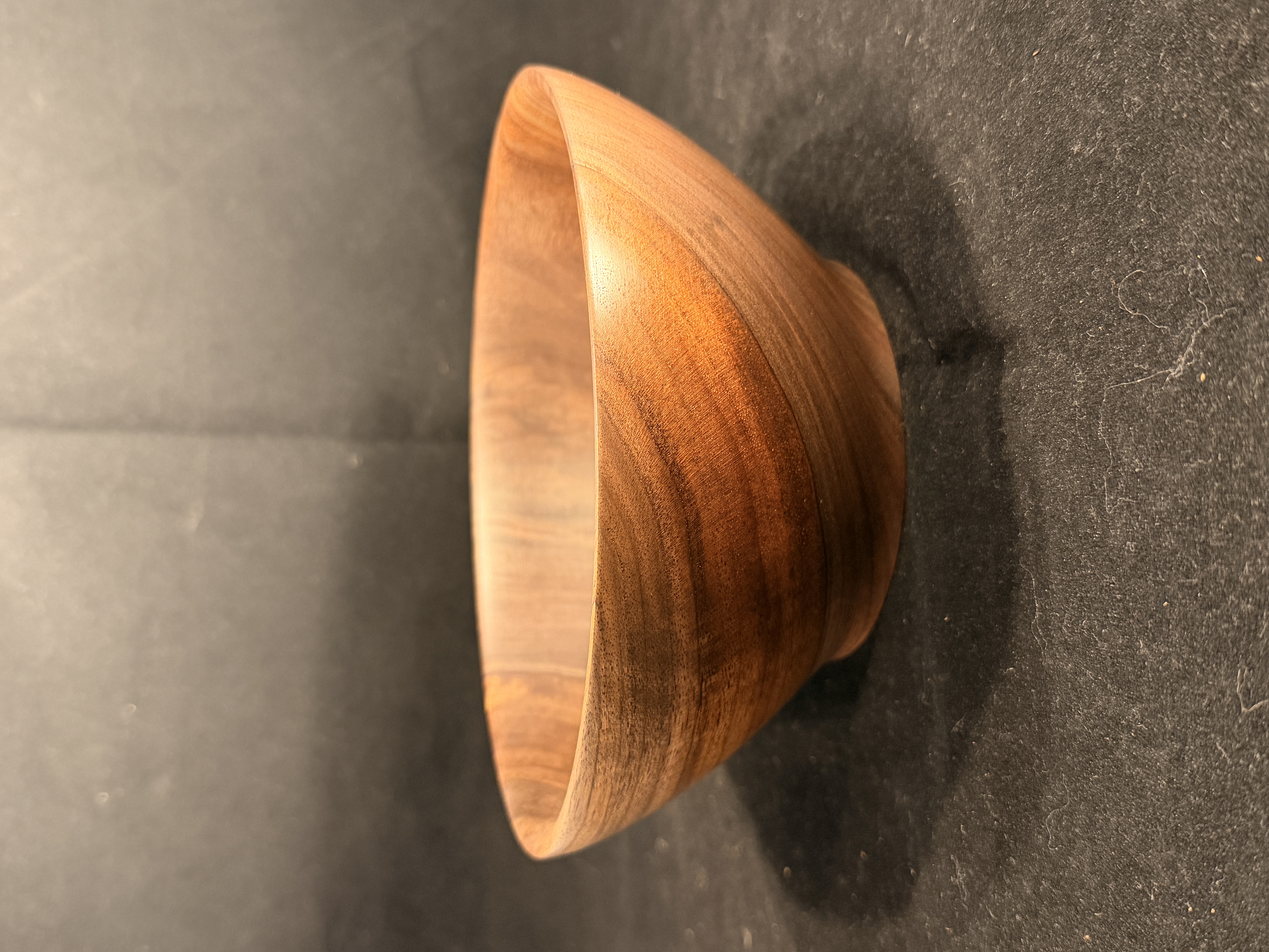 Large Black Walnut Serving Bowl