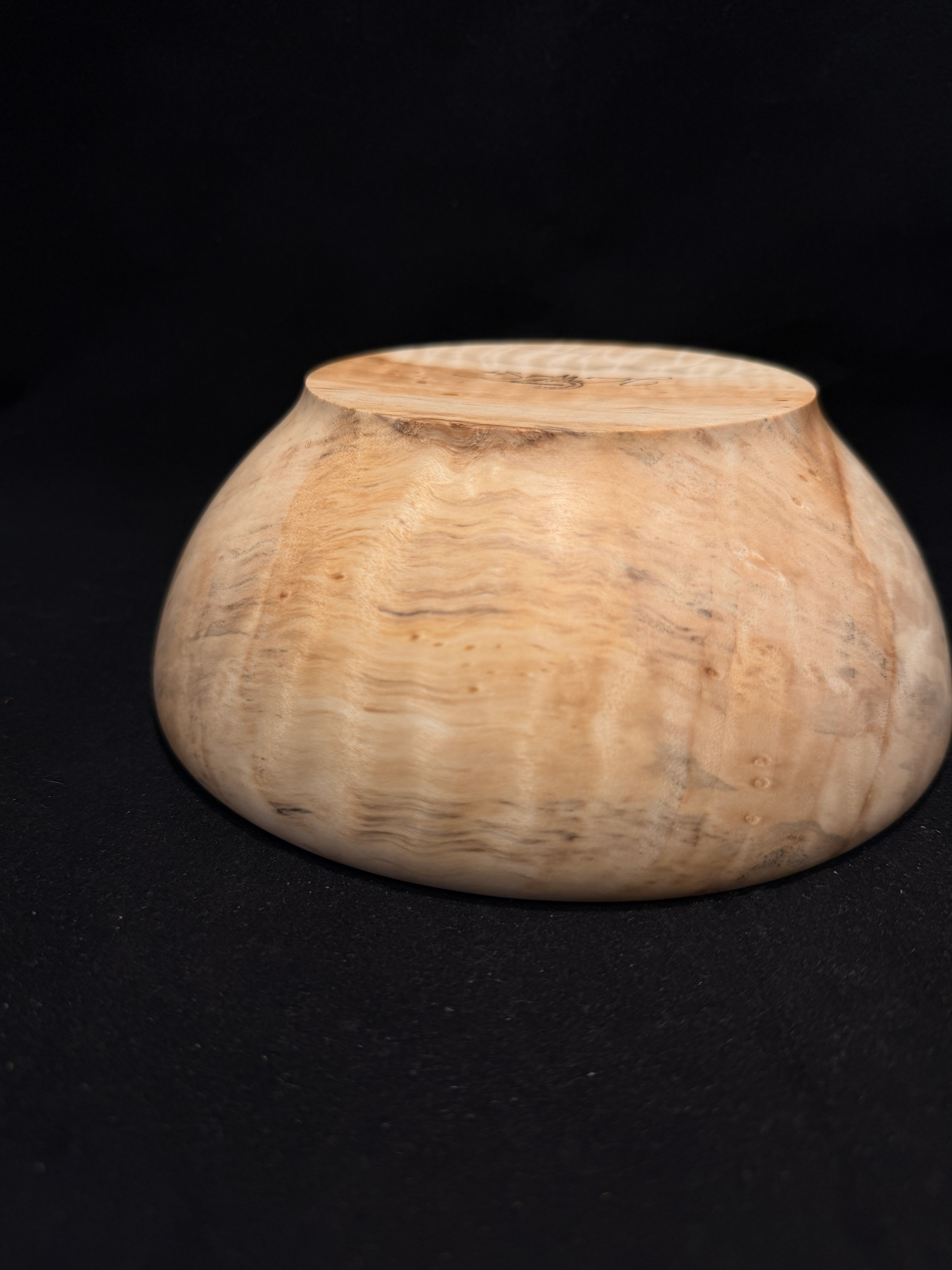 Highly Figured Poplar Snack Bowl
